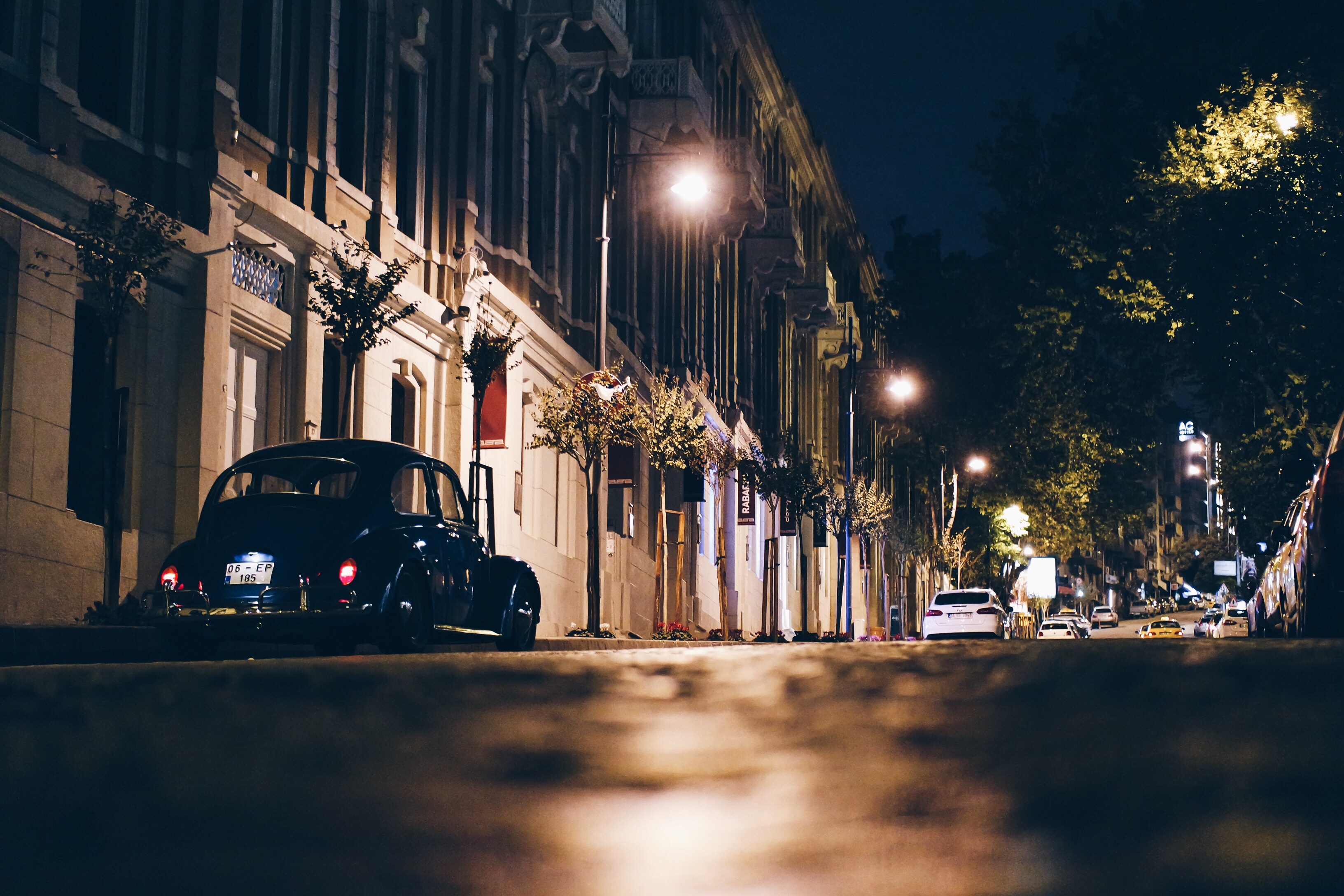 Street at night photo