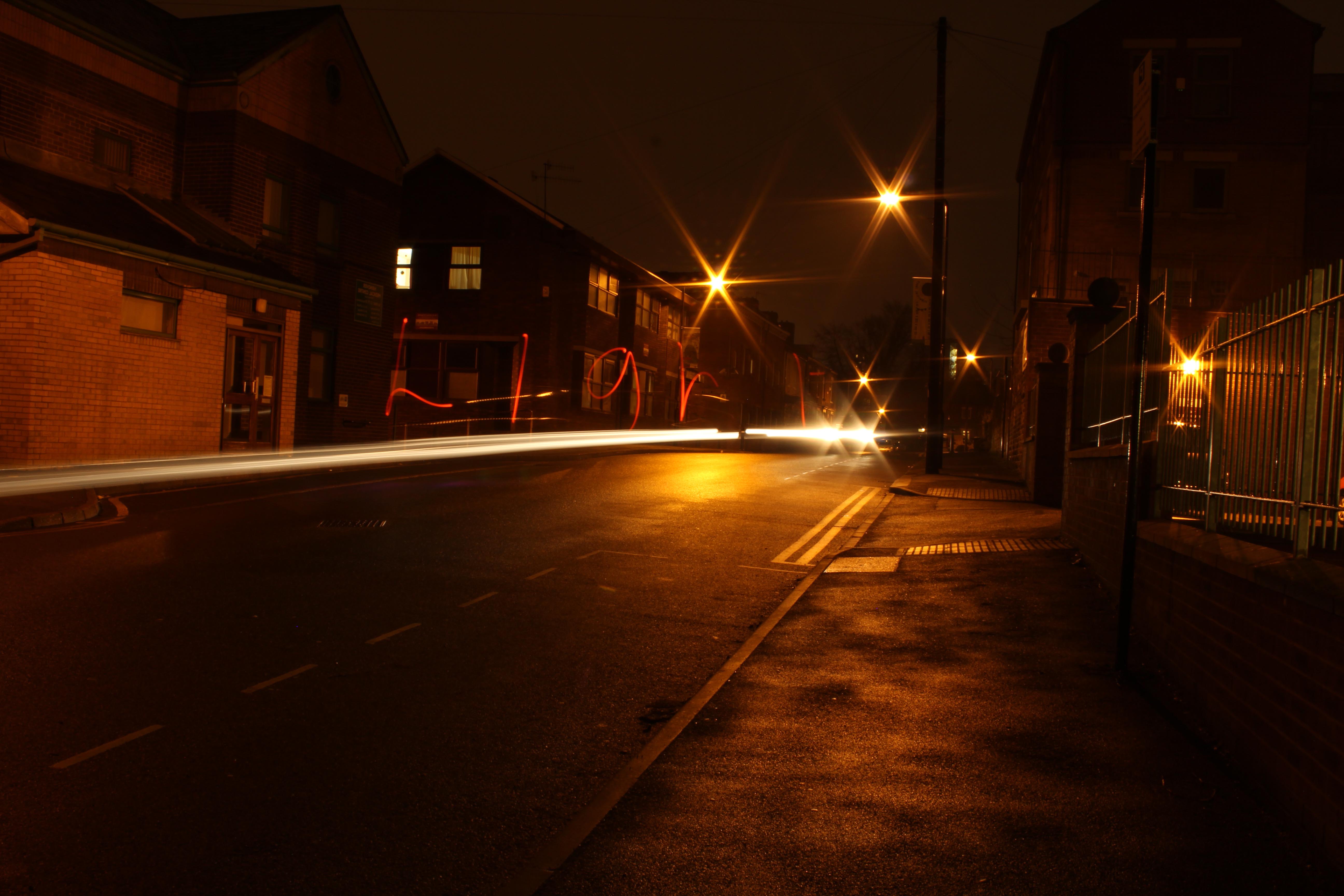 Street lights attemp photo