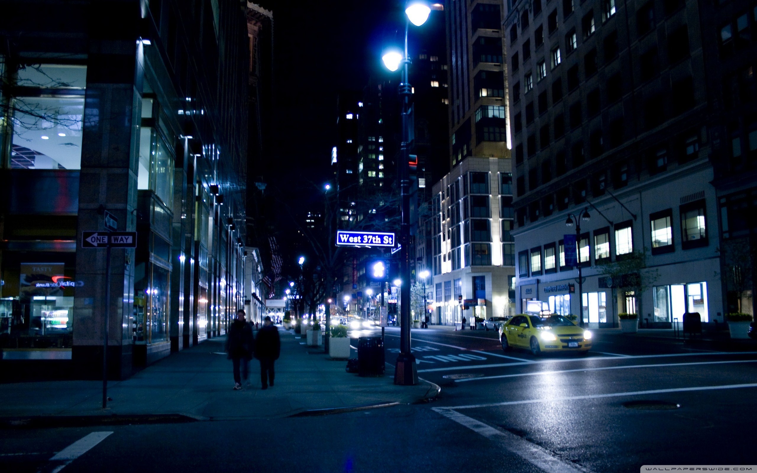 City Street Night | VIP Wallpaper | HD Wallpapers for Desktop and ...