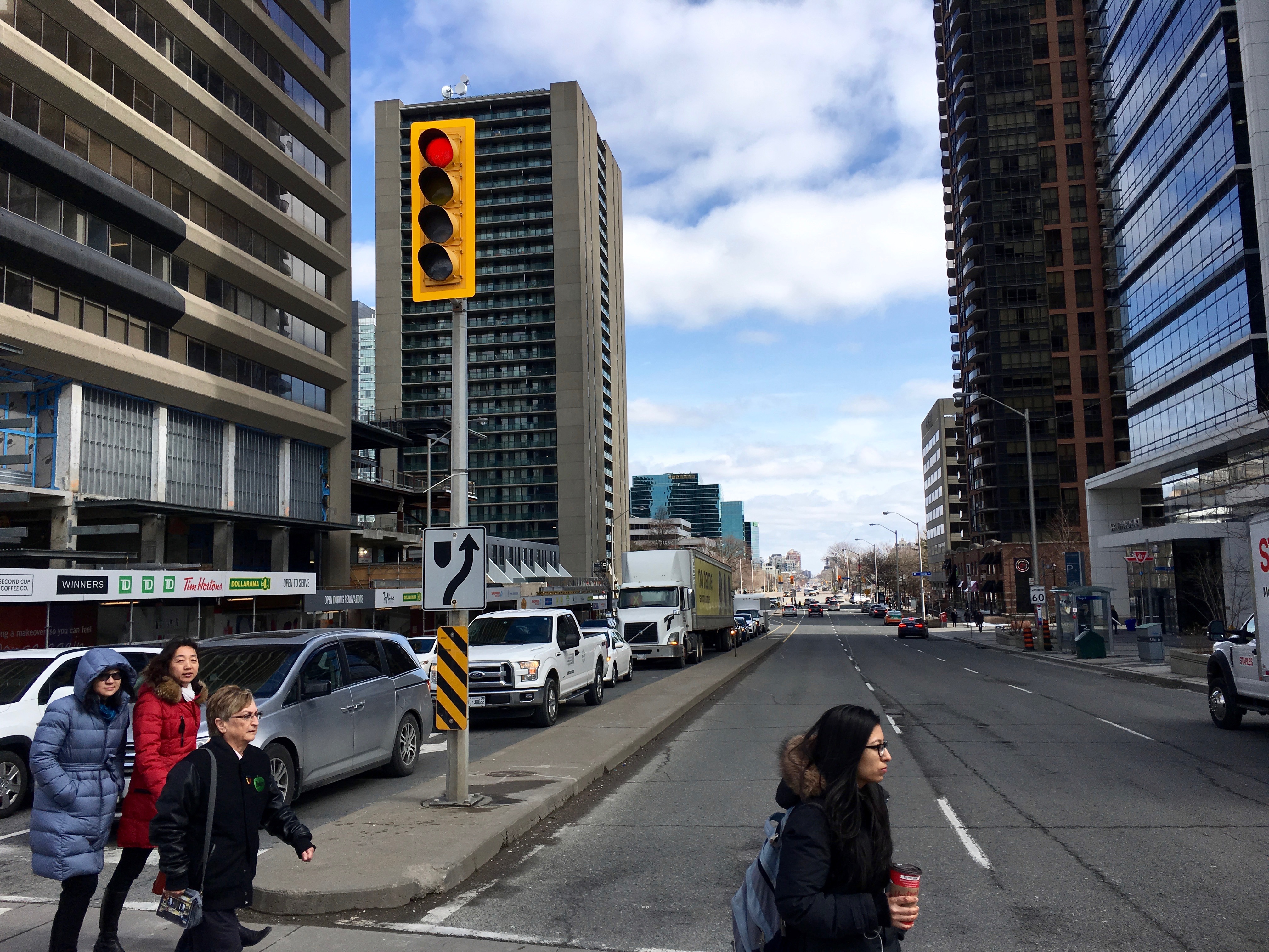 In pictures: traffic, pedestrian and bike lanes on Yonge Street ...
