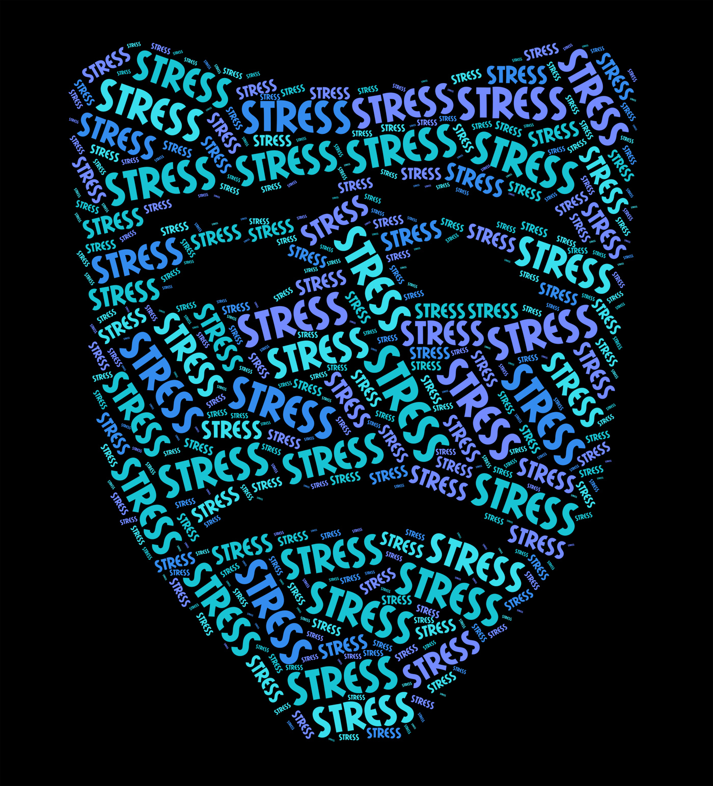 Free Photo Stress Word Represents Stressful Overload And Wordclouds 