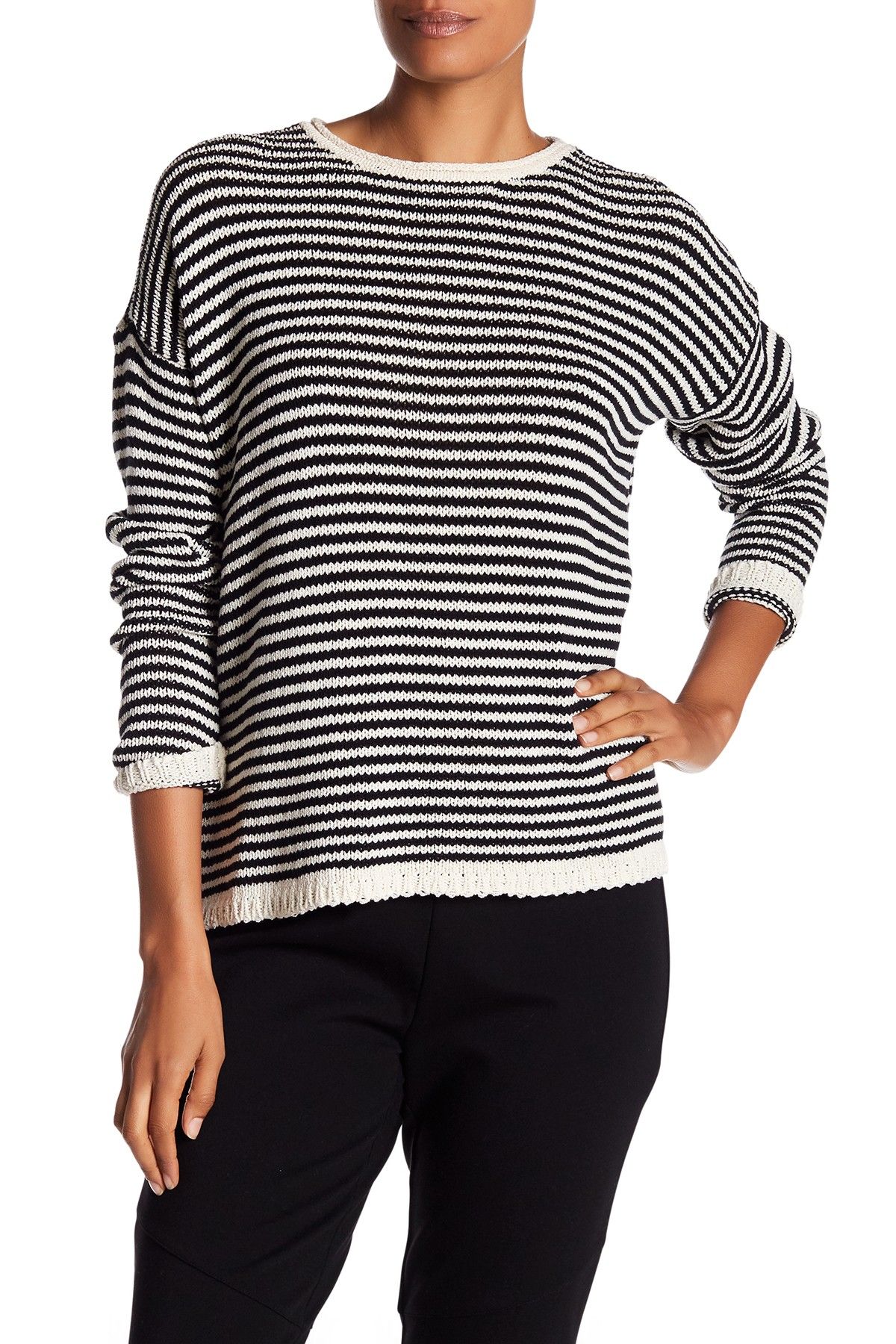 Striped Box Sweater | Eileen fisher, Fisher and Box