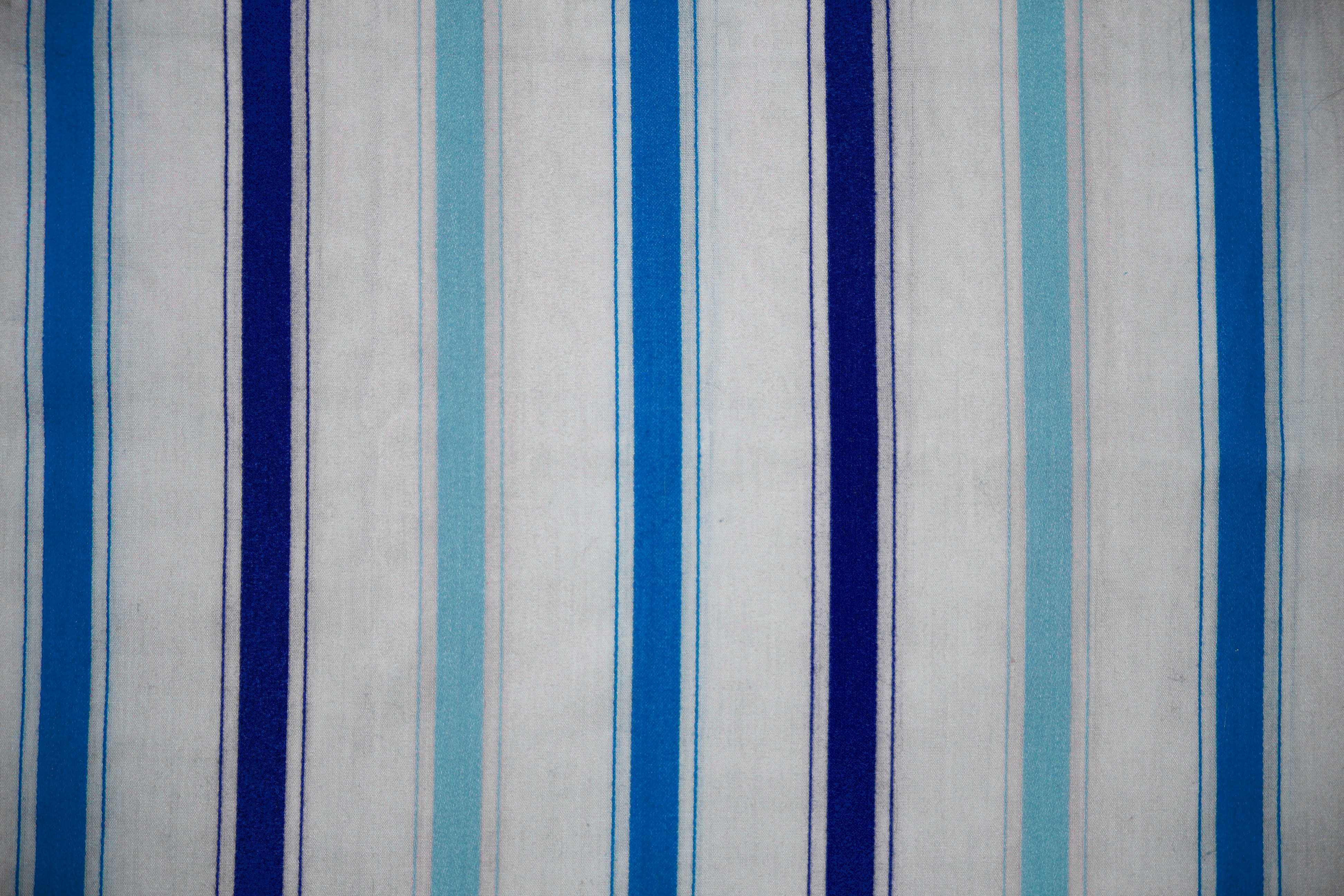 Striped Fabric Texture Blue on White Picture | Free Photograph ...