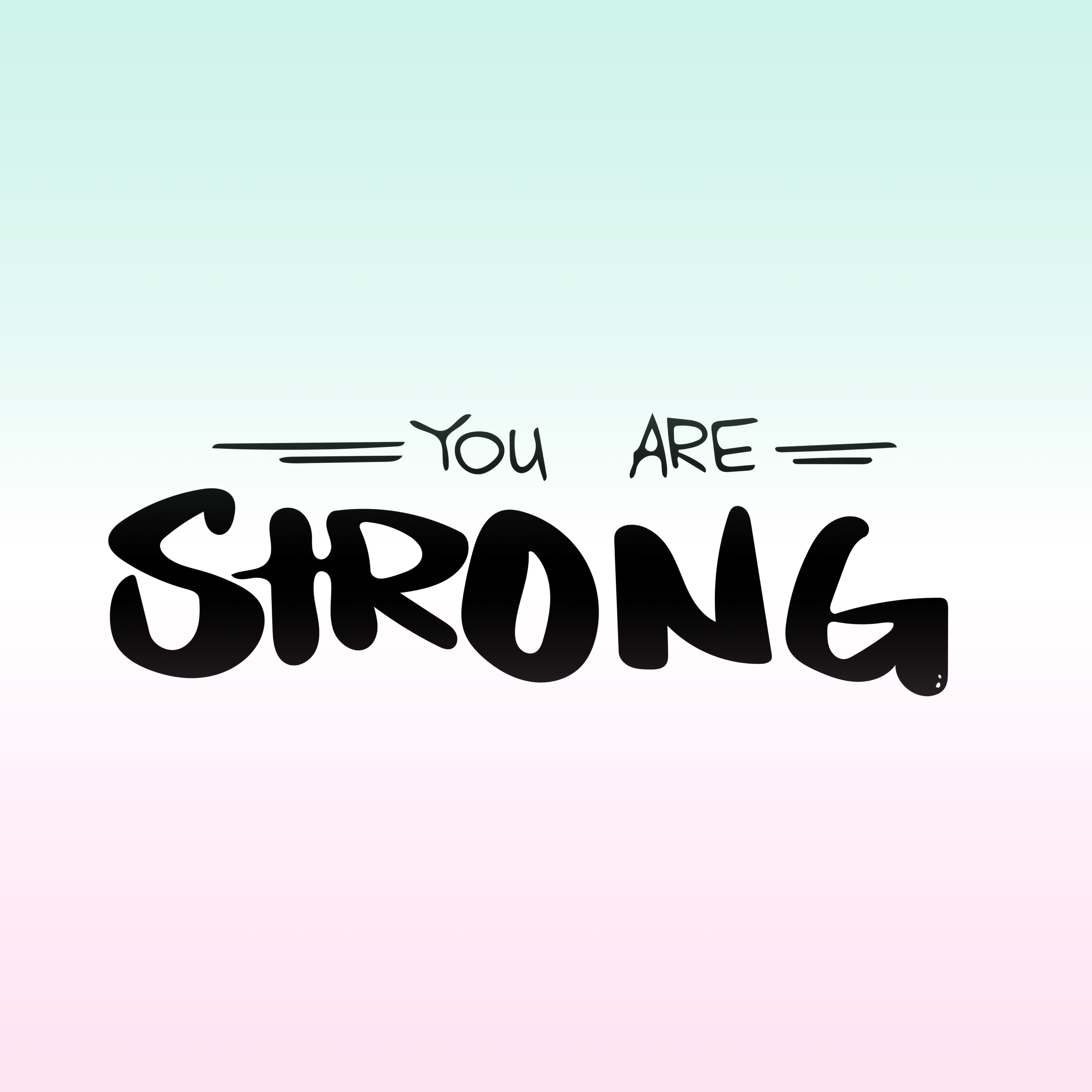 you are strong – Olya Schmidt