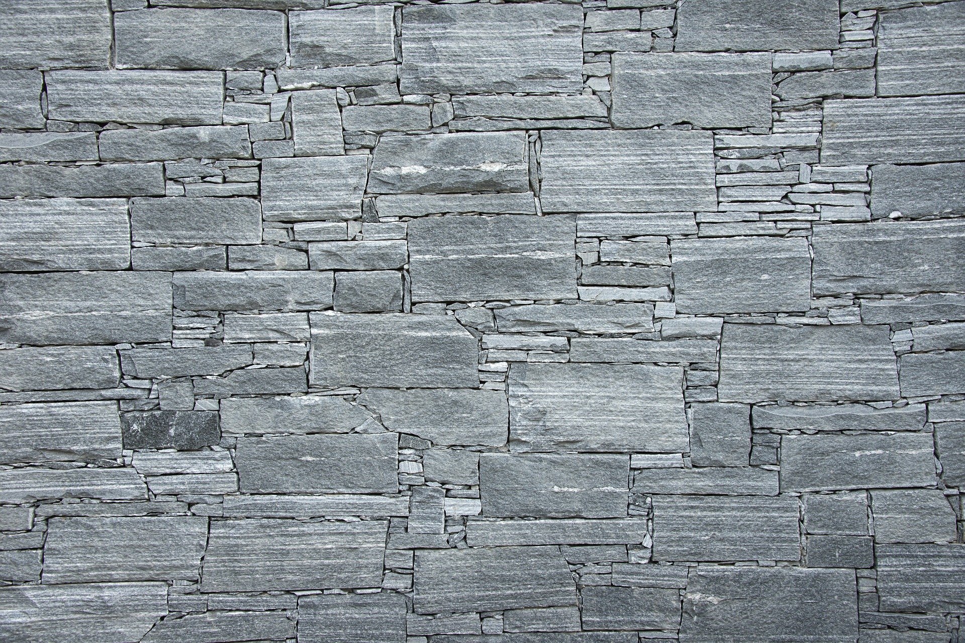 Gray Structure Bricks Stone Wall | Photo Texture & Background