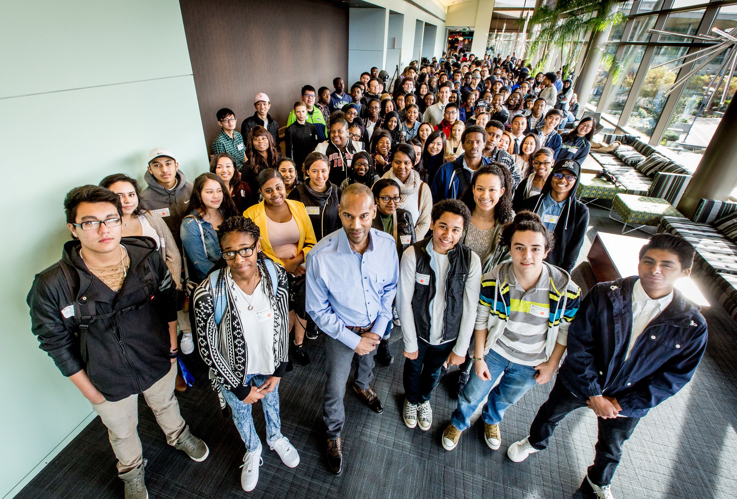 High school students attend Microsoft's annual Blacks at Microsoft ...