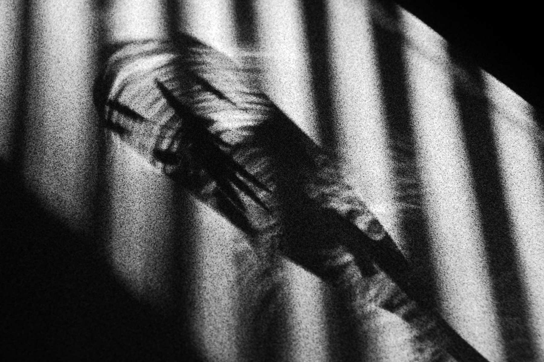 Study on shadows in black & white on photo