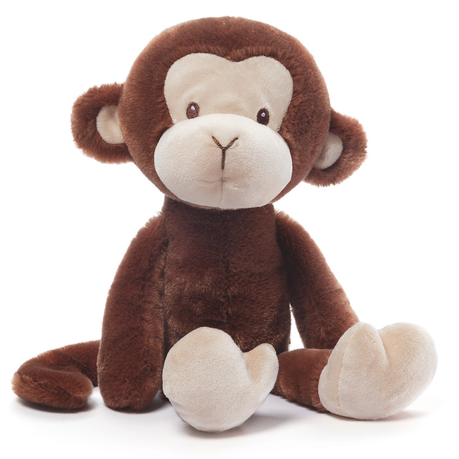 Amazon.com : Gund Baby Nicky Noodle Monkey Stuffed Animal : Baby