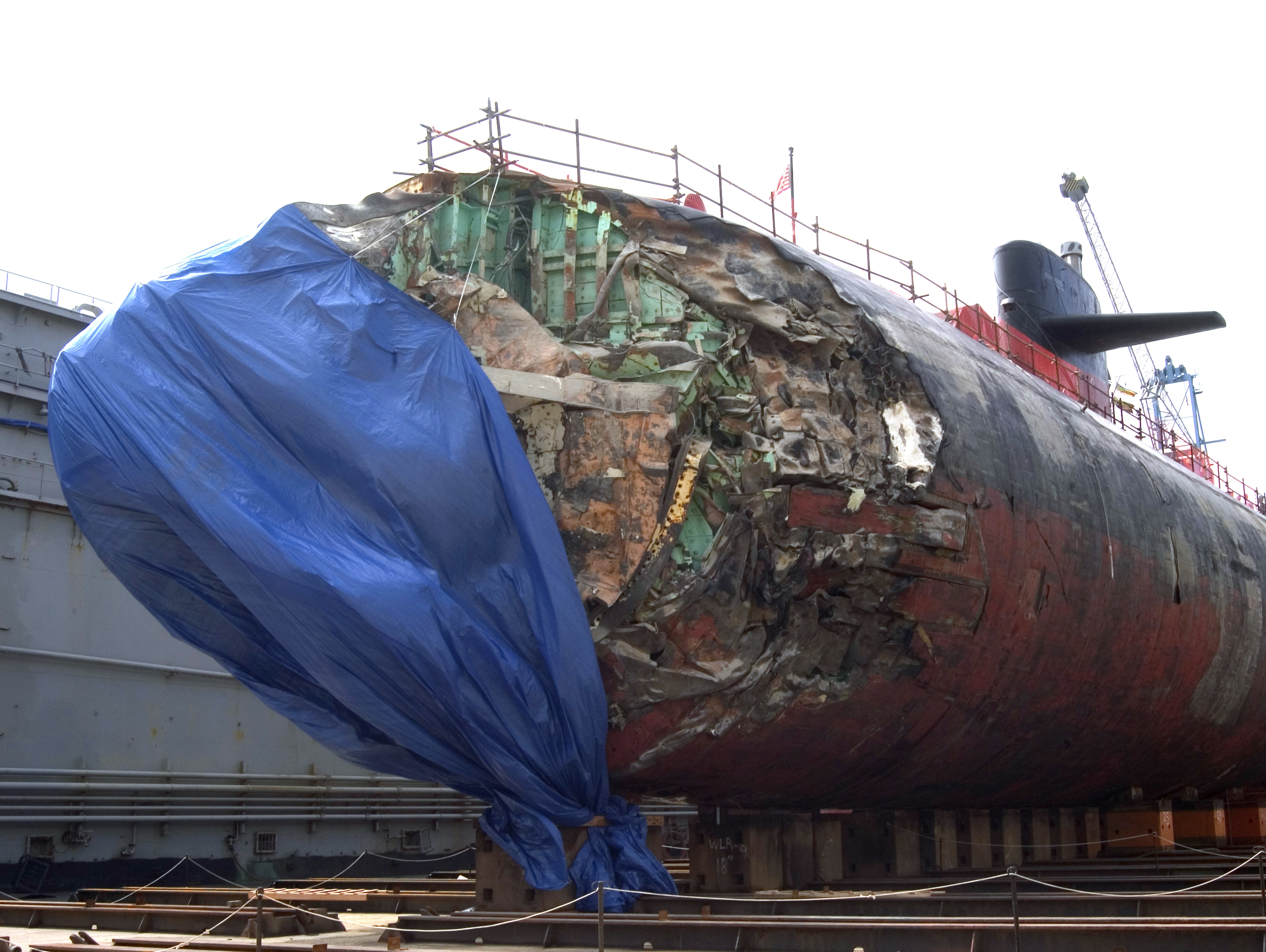 The Navy is retiring a submarine that miraculously survived a ...