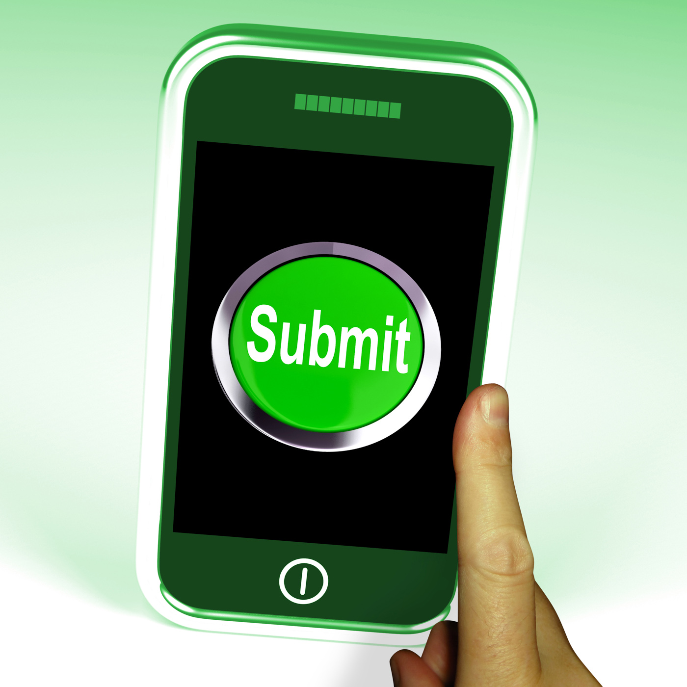 Submit smartphone means submitting on entering online photo