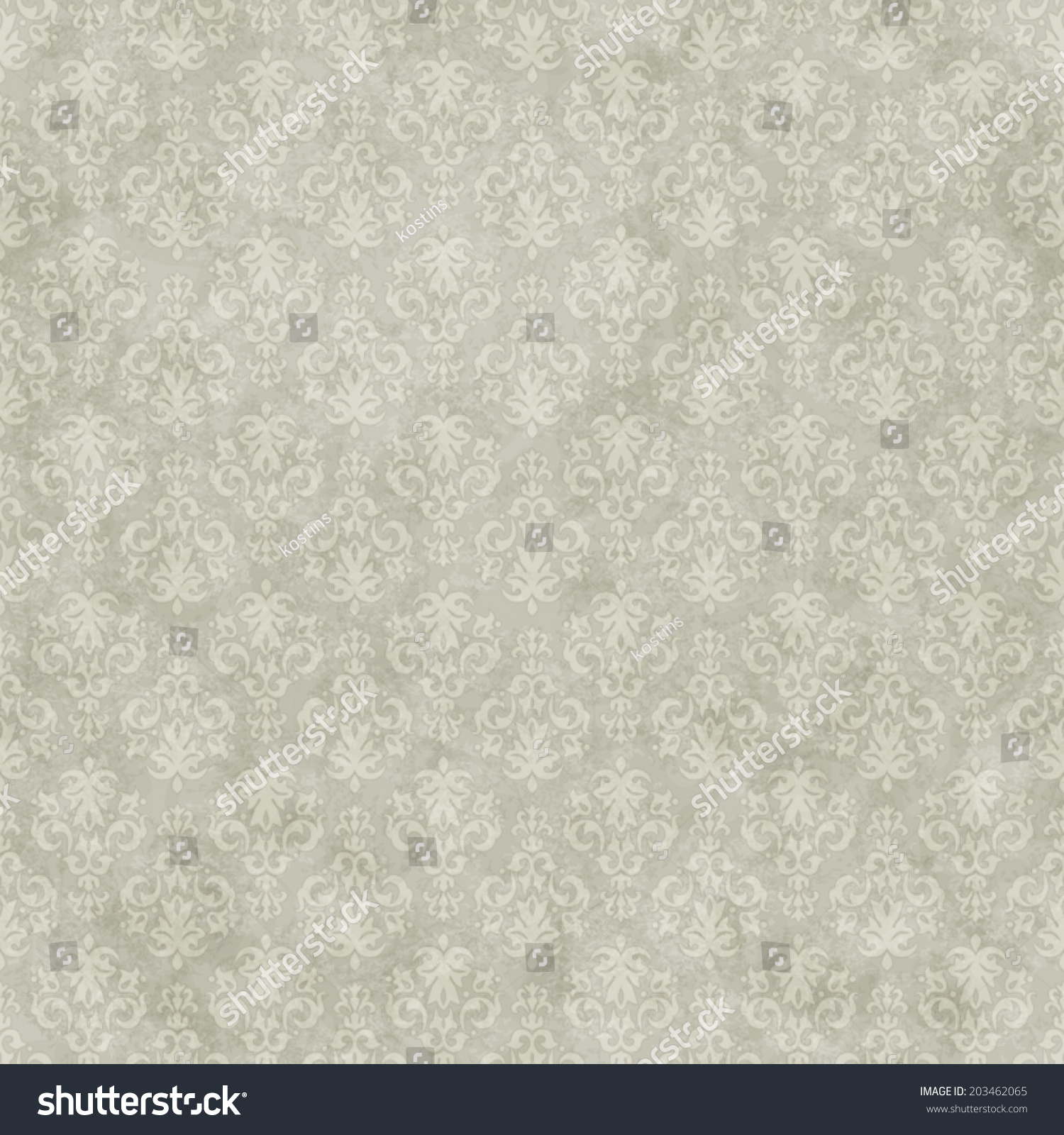 Vintage Seamless Simple Pattern Background On Stock Vector 203462065 ...