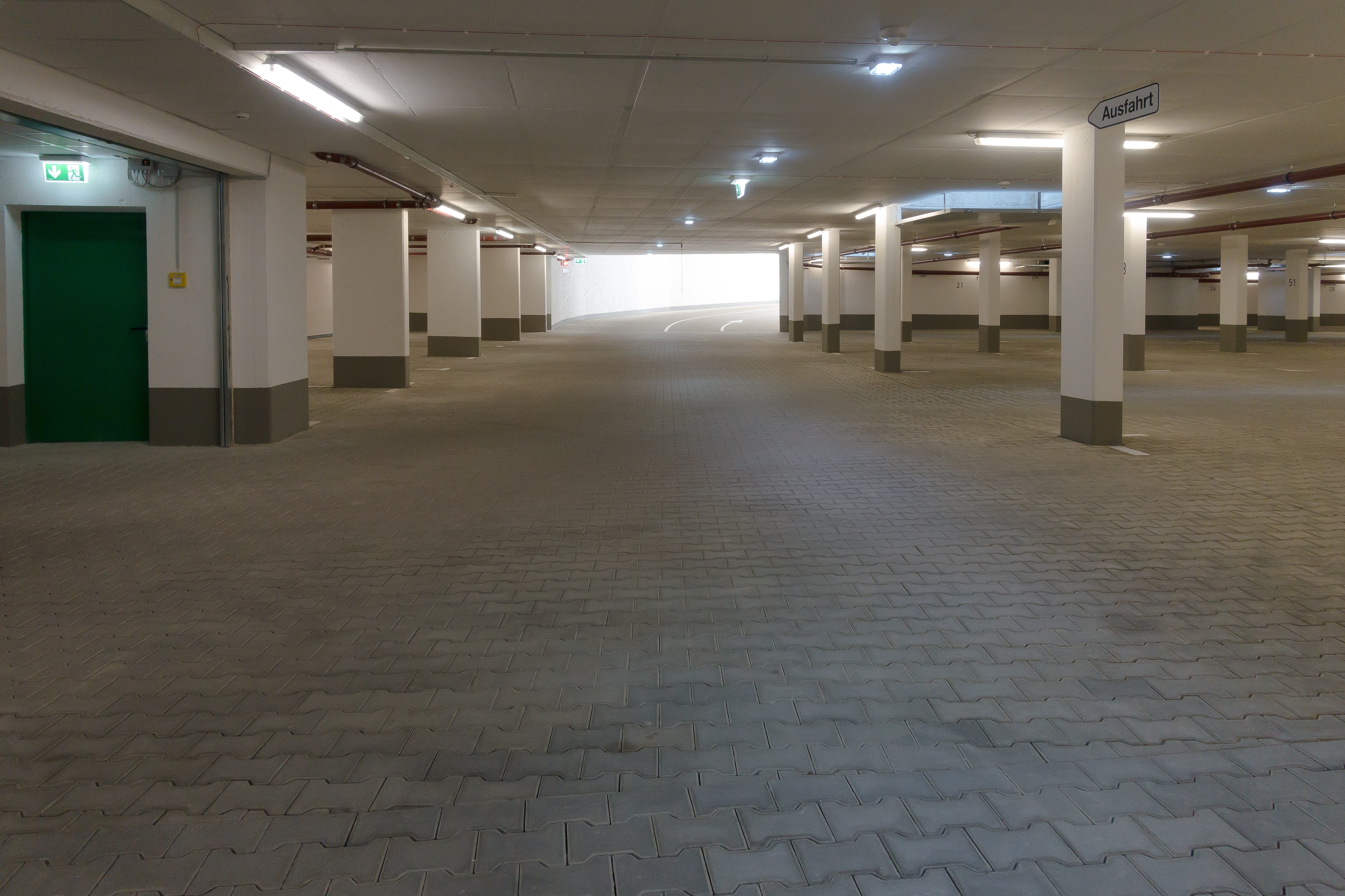 Free Images : ground, floor, subway, pattern, exit, empty, parking ...