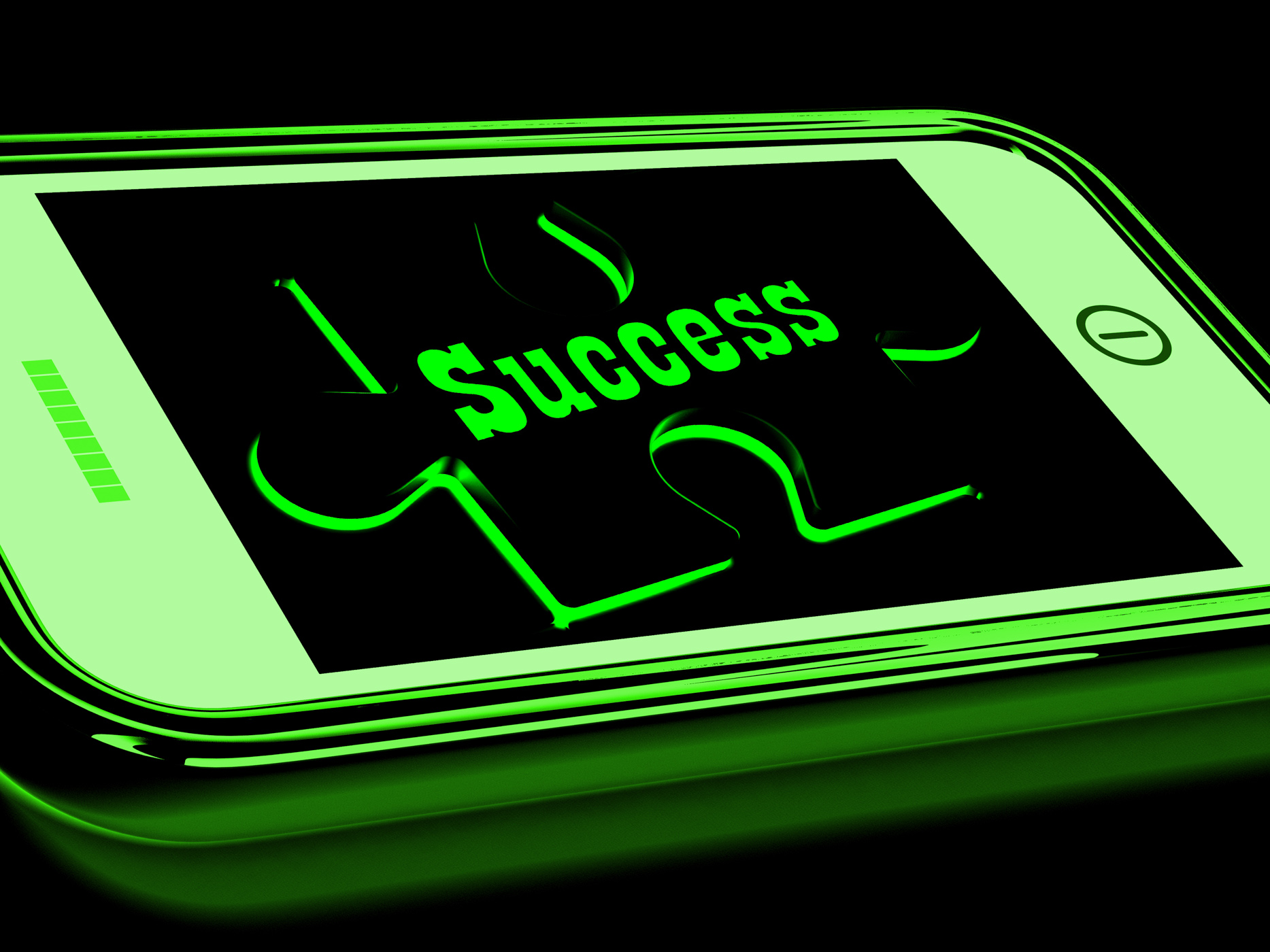 Success On Smartphone Shows Progression, Accomplish, Phone, Successful, Success, HQ Photo