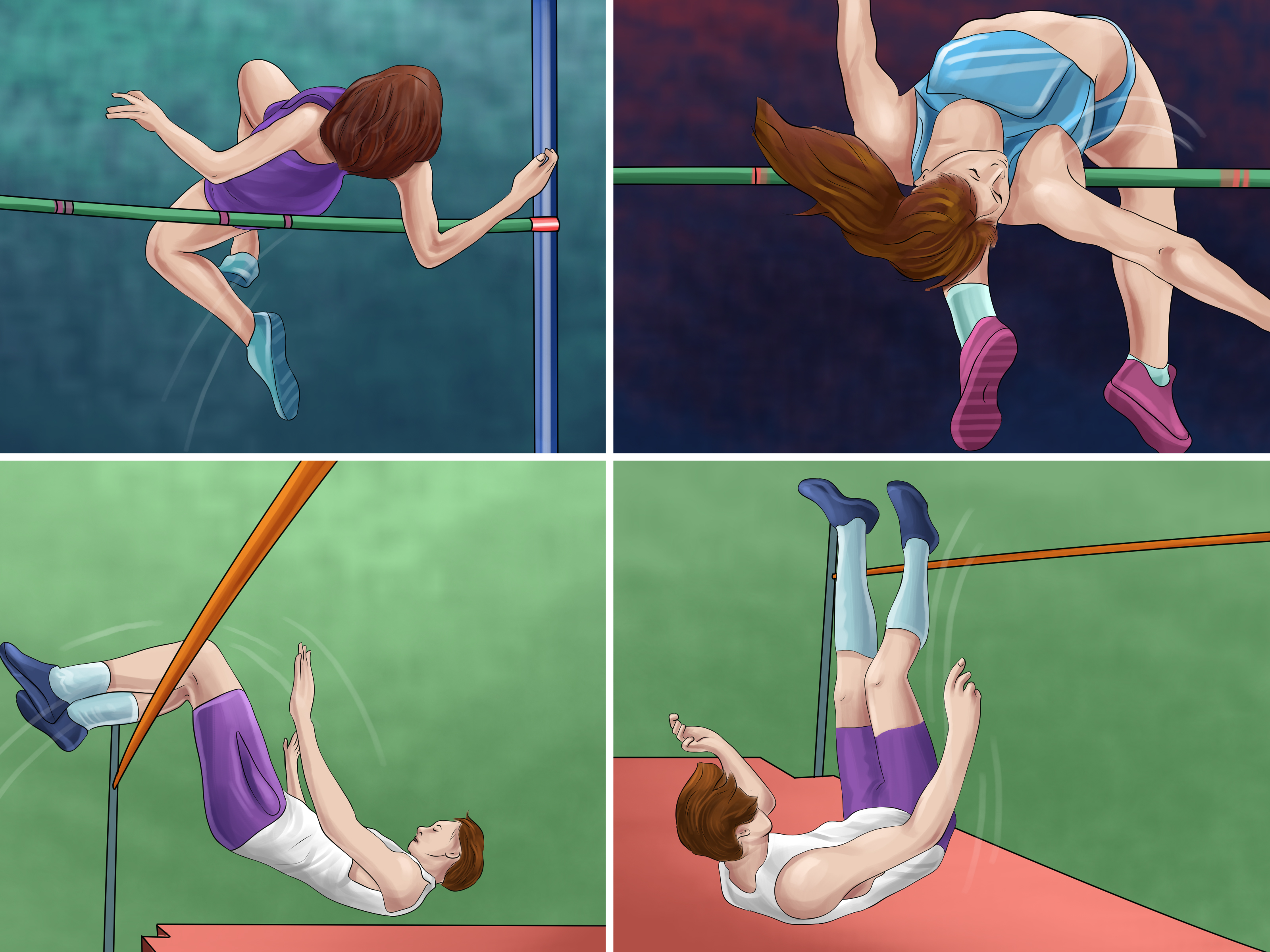 How to High Jump Using the Fosbury Flop: 3 Steps (with Pictures)