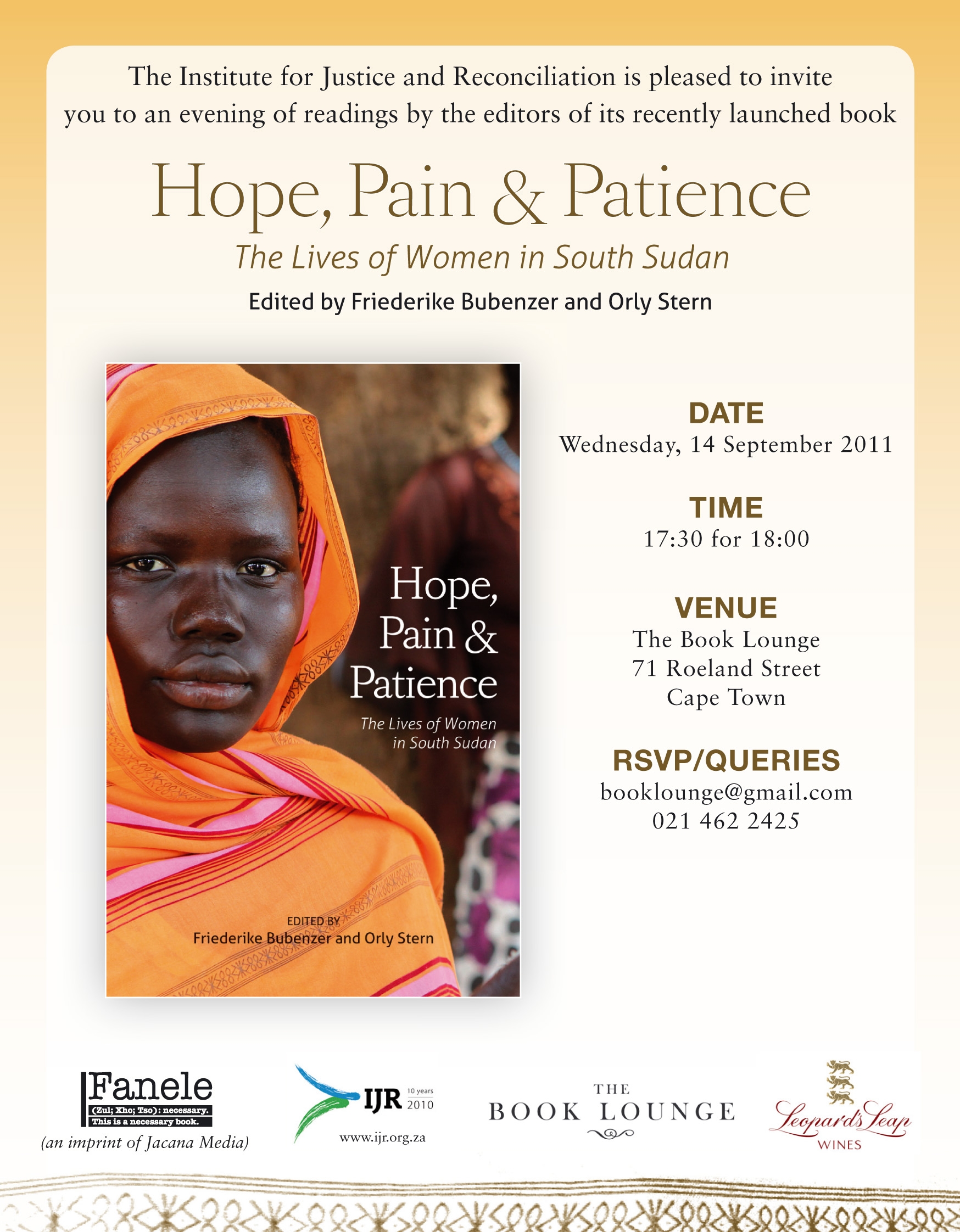 Book Lounge - Hope, Pain & Patience: The Lives of Women in South ...