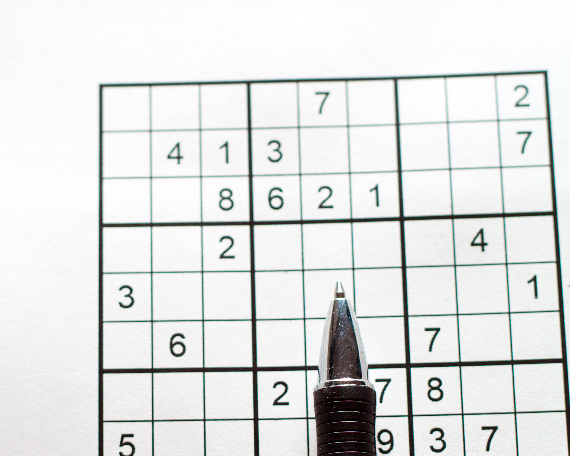 Sudoku, Blank, Numbers, Paper, Patience, HQ Photo