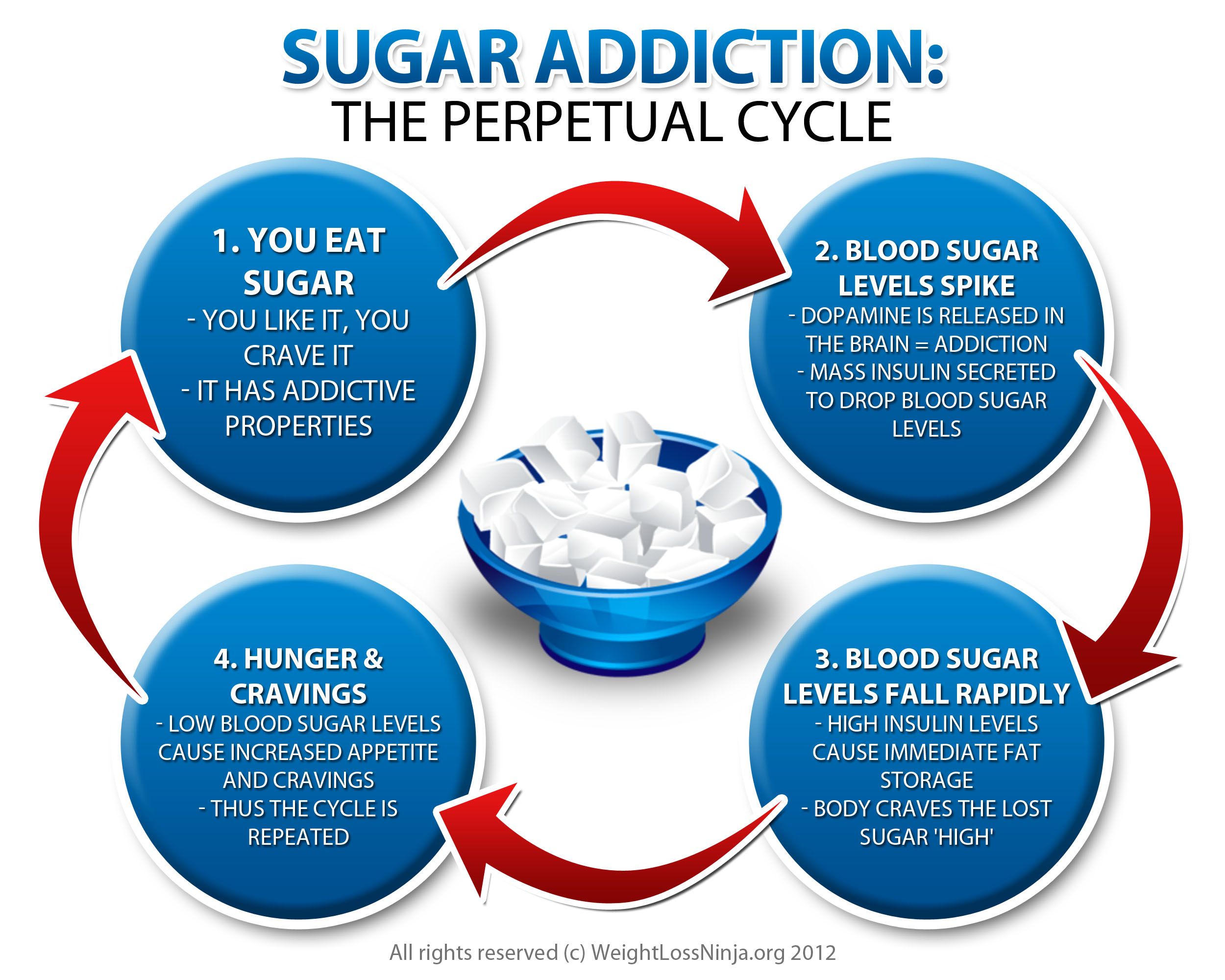 Sugar Addiction: The Perpetual Cycle | Reasons to avoid ...