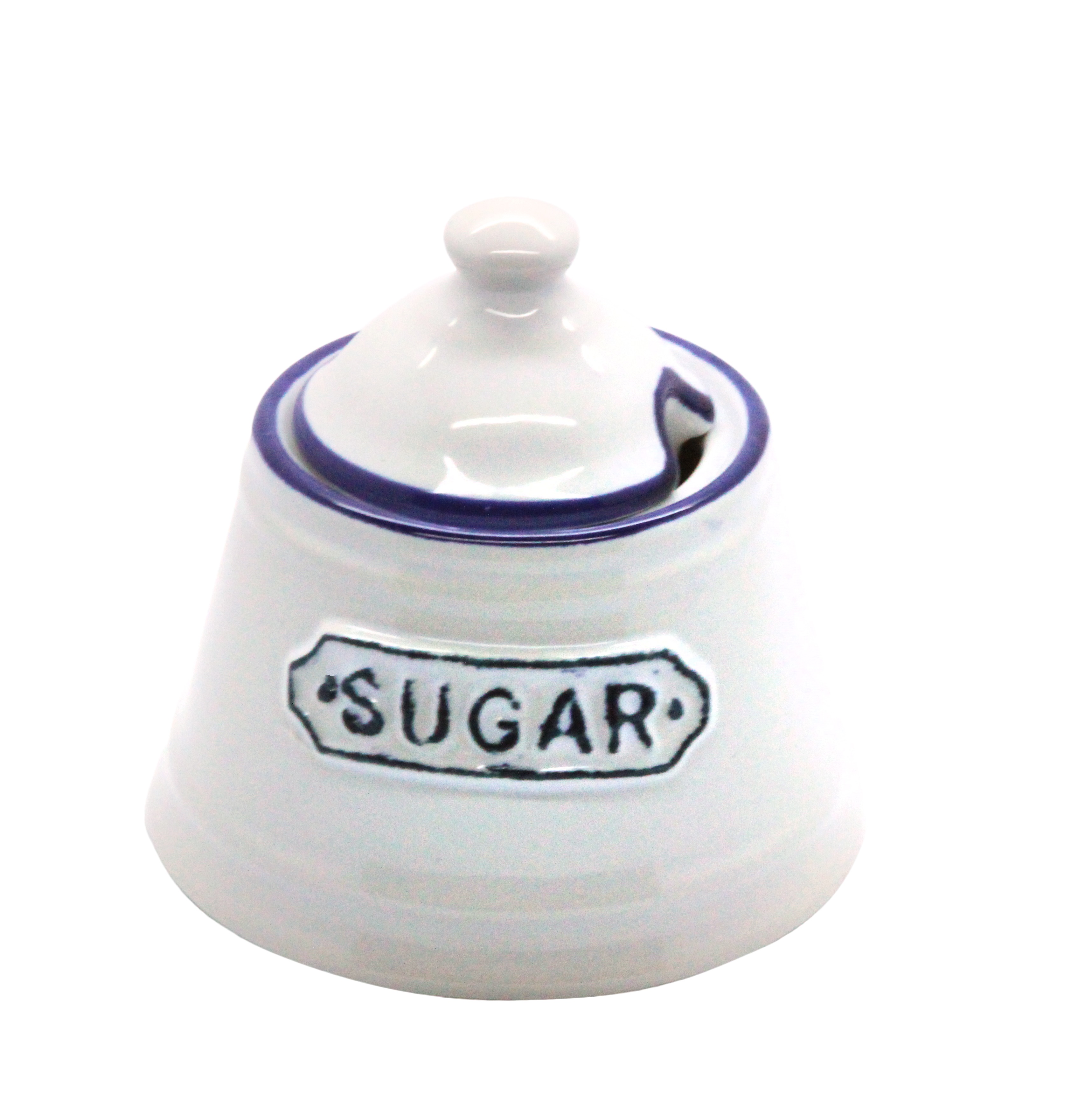 Retro Lidded Sugar Pot Jar - Tutti Decor Ltd