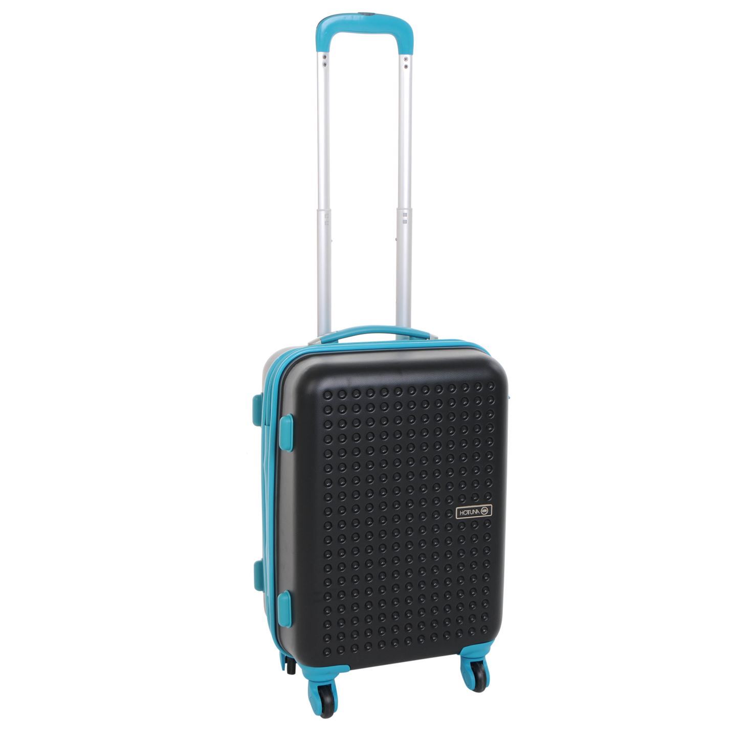 Hot Tuna Rainbow Suitcase Zip Telescopic Handle Case Wheeled Travel ...