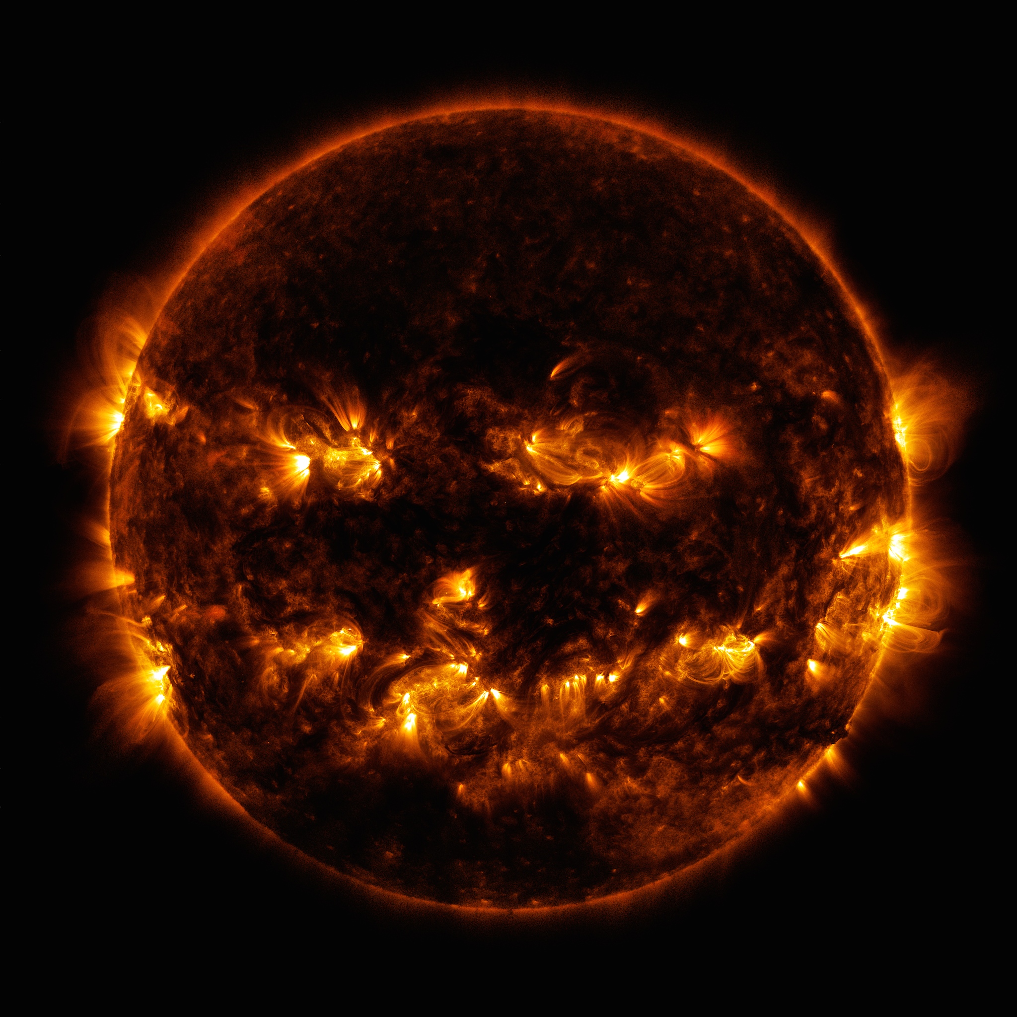 NASA SDO Image: Jack-o-Lantern Sun | NASA