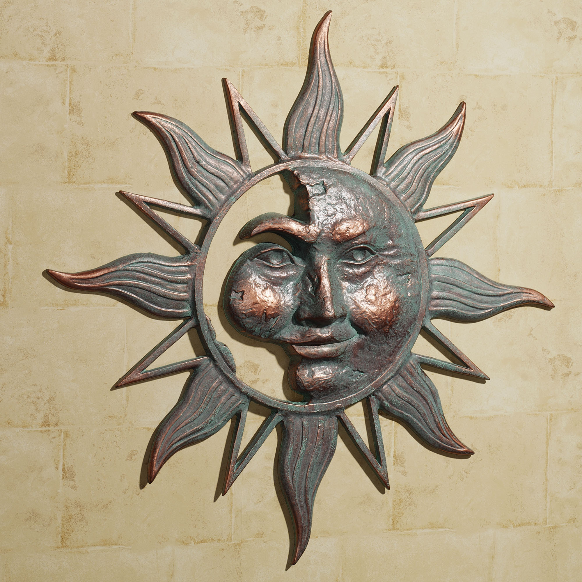 Wall Art Ideas Design : Stainless Sun Wall Art Metal Steel Simple ...