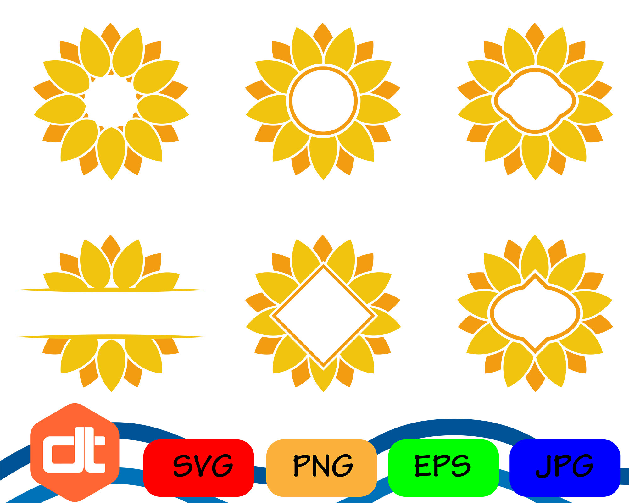 Free Free 207 Free Sunflower Svg Download SVG PNG EPS DXF File