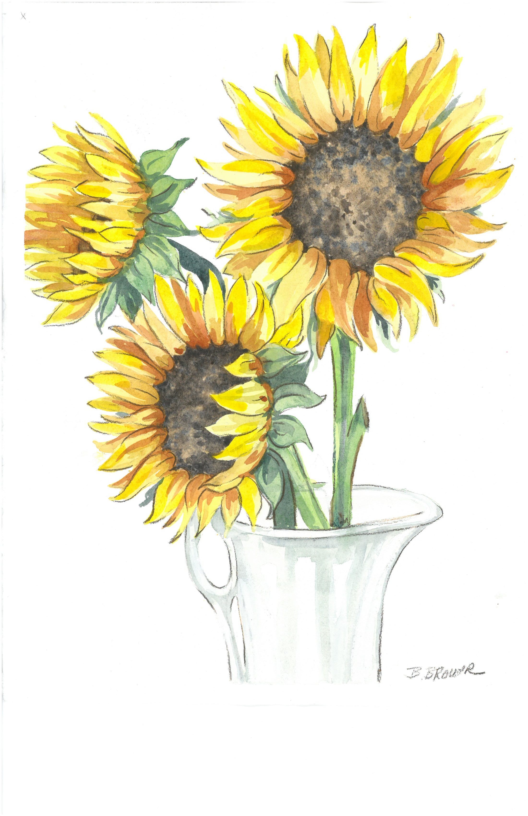 Beauty of Watercolor - Sunflowers | VisArts
