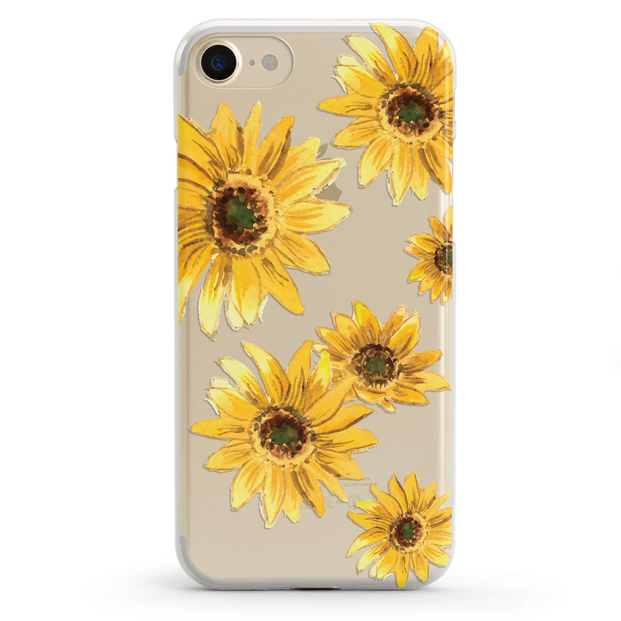 Bright Yellow Sunflowers Case