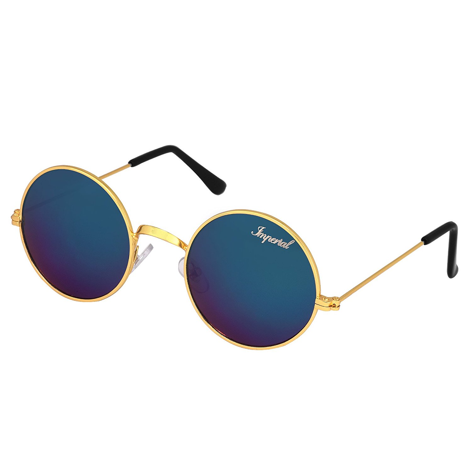 Imperial Club Round Unisex Sunglasses(Wy037|40|Blue): Amazon.in ...