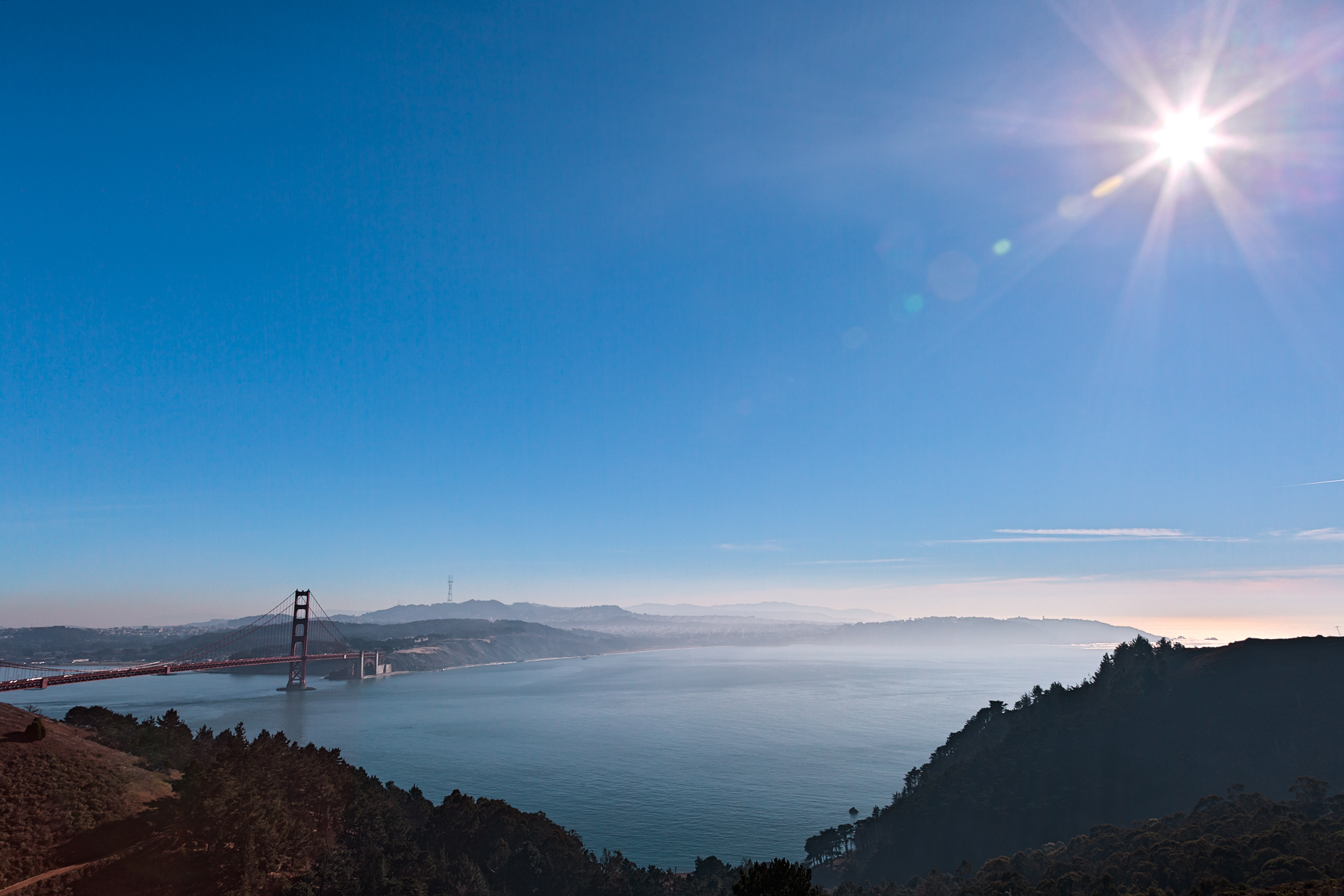 Sunny San Francisco Bay - HDR, America, Scenery, Spikes, Spiked, HQ Photo