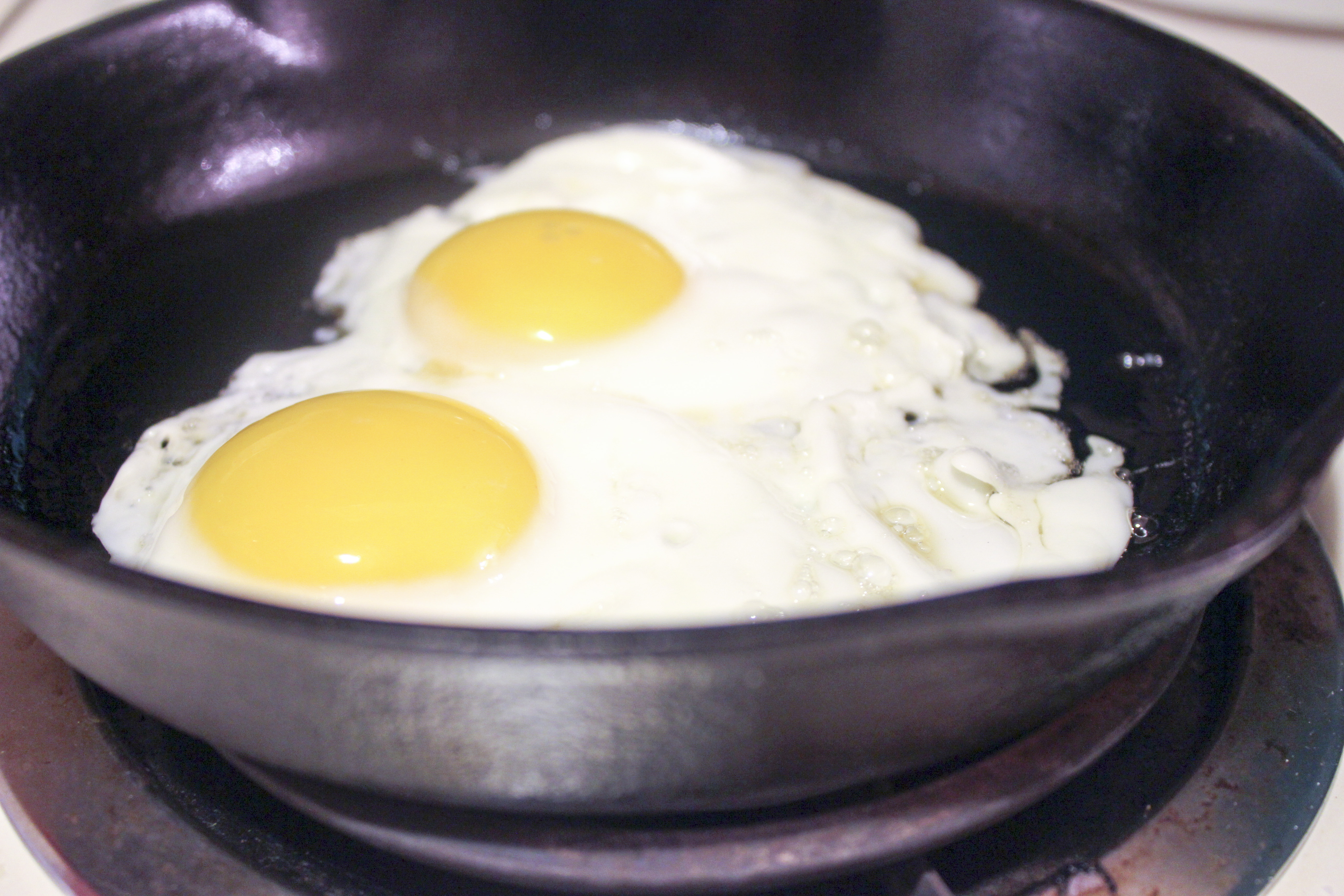 Perfect Sunny-Side-Up Eggs - a recipe from Whatever Pieces