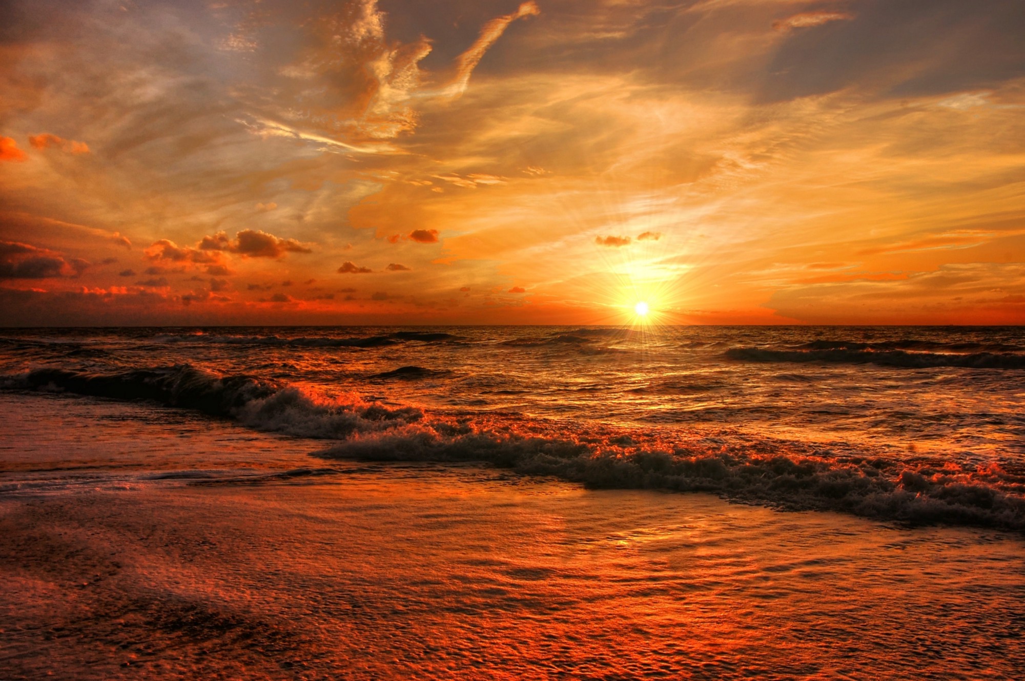 Free photo: Sunrise - Ocean, Pier, Sea - Free Download - Jooinn
