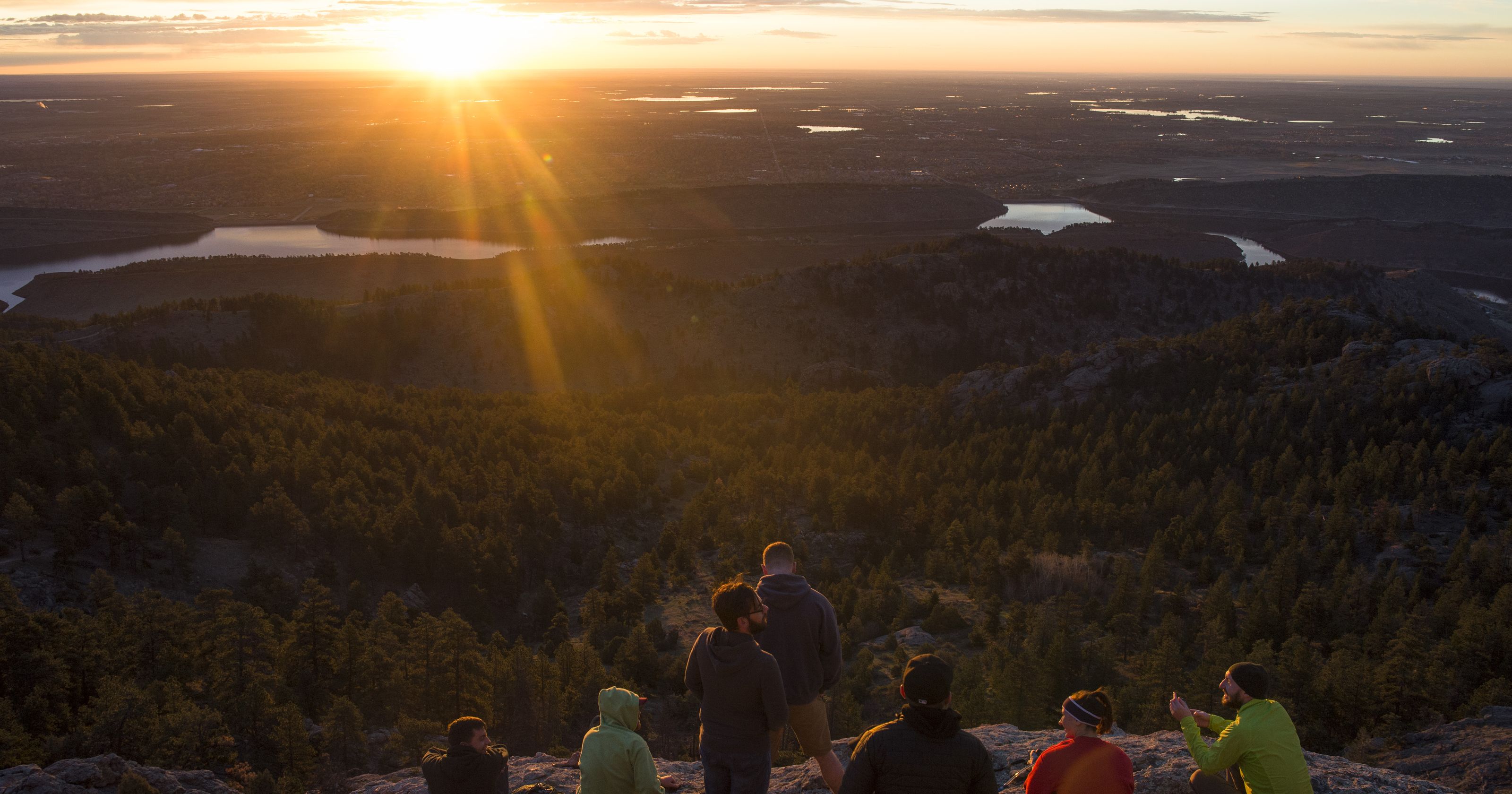 Experience Horsetooth Rock for the sunrise