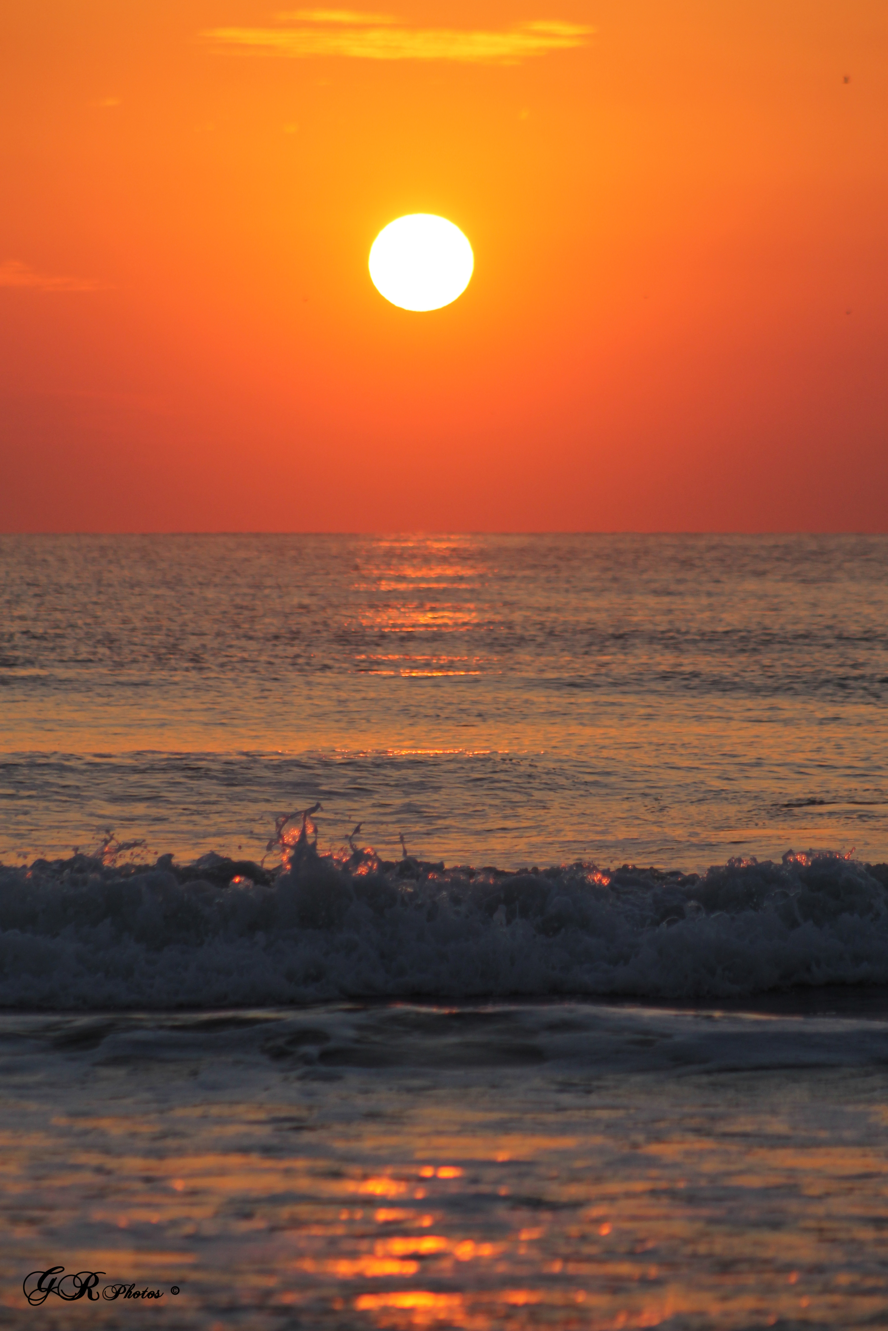 Sunrise, Ocean, Sea, Sun, Waves, HQ Photo