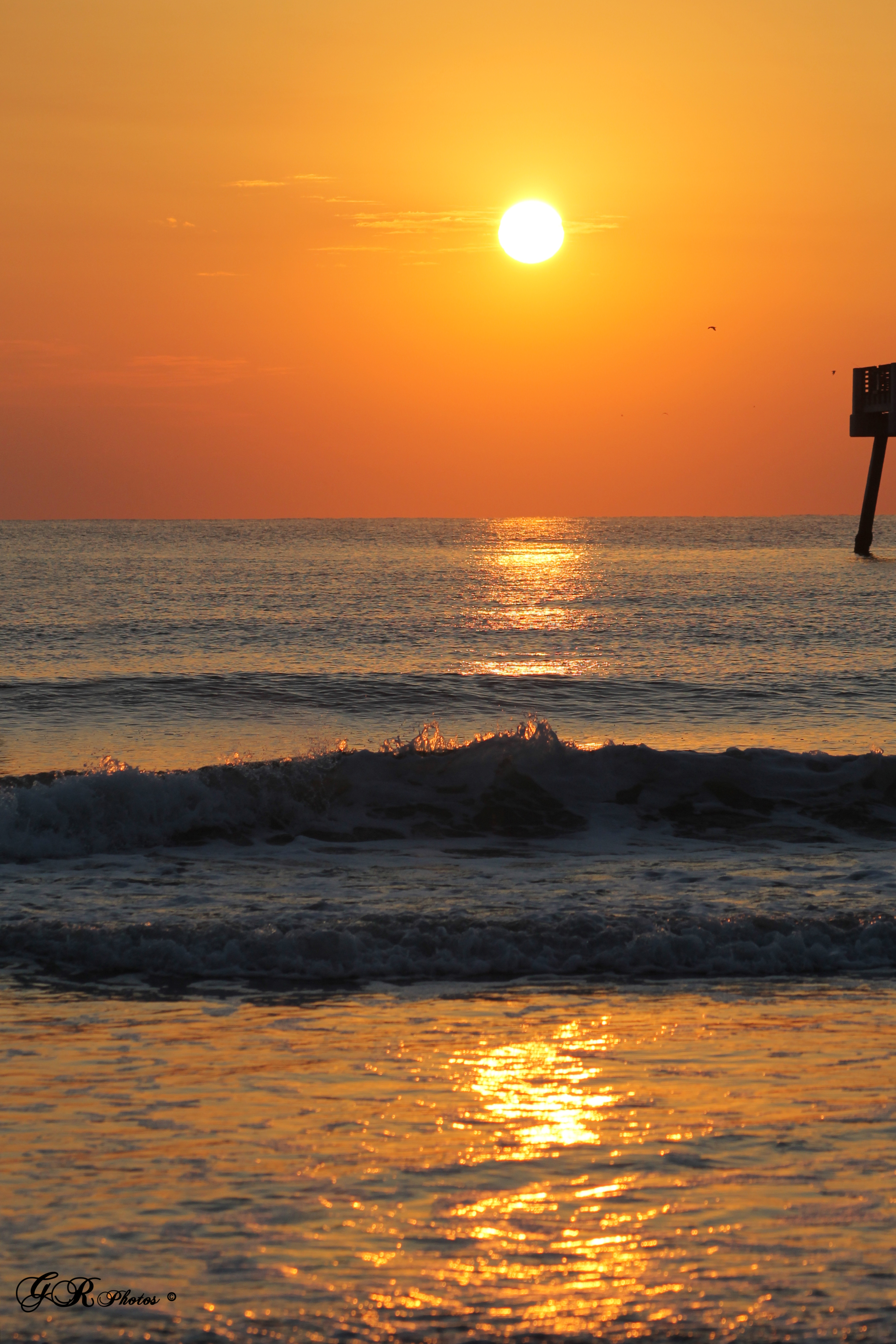 Sunrise, Ocean, Sea, Sun, Waves, HQ Photo