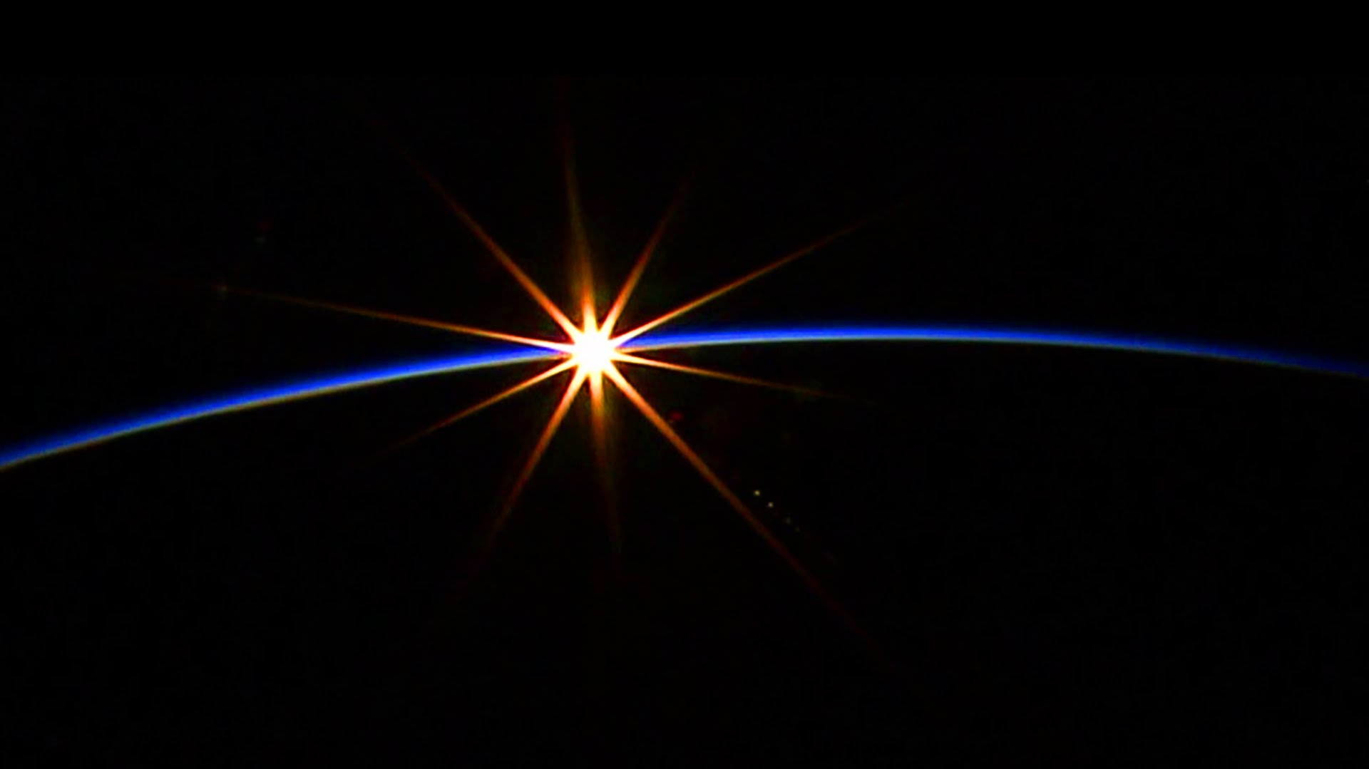 Sunrise seen from space (ISS International Space Station) [HD] - YouTube