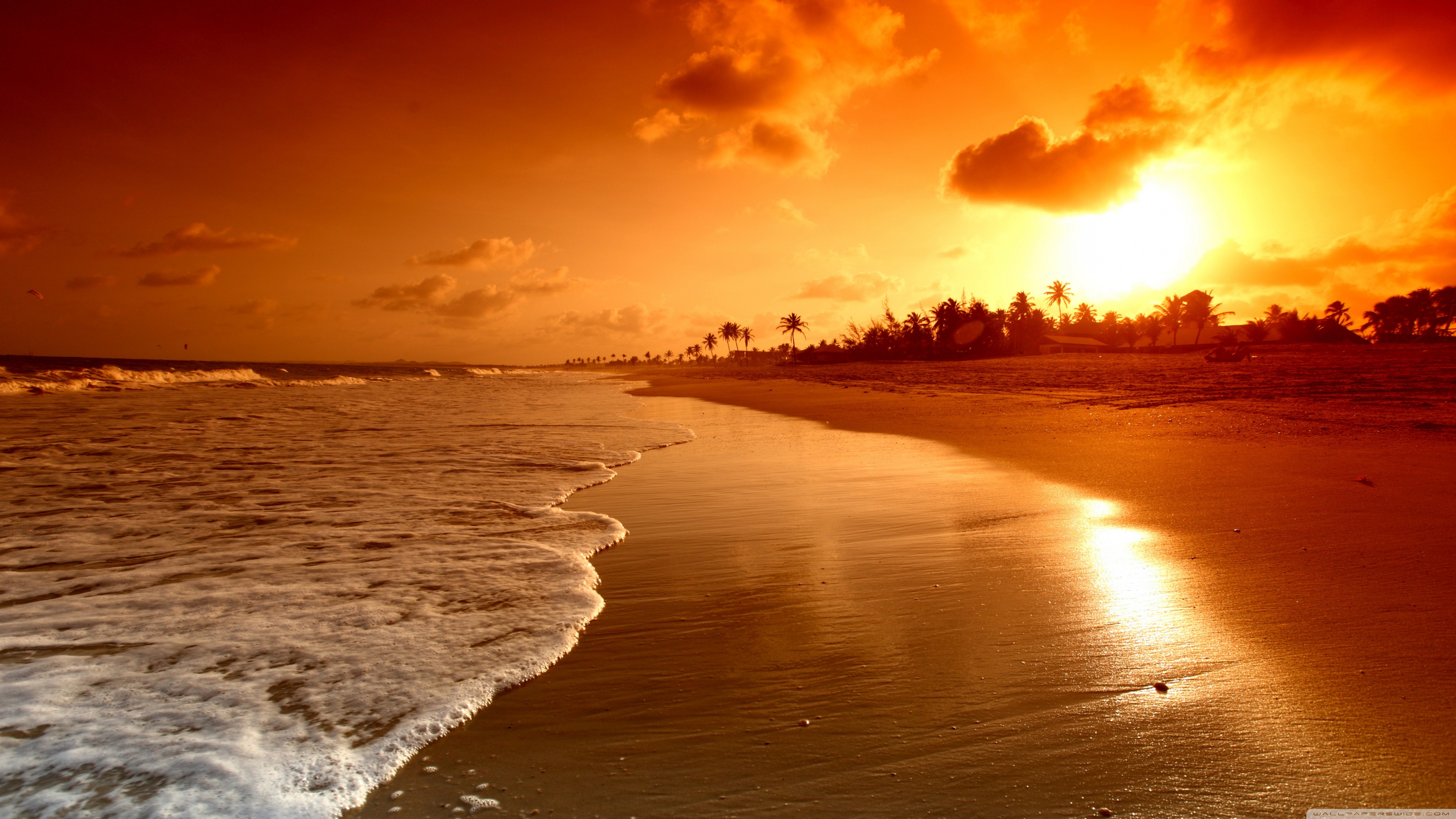 Beach Sunrise ❤ 4K HD Desktop Wallpaper for 4K Ultra HD TV • Wide ...
