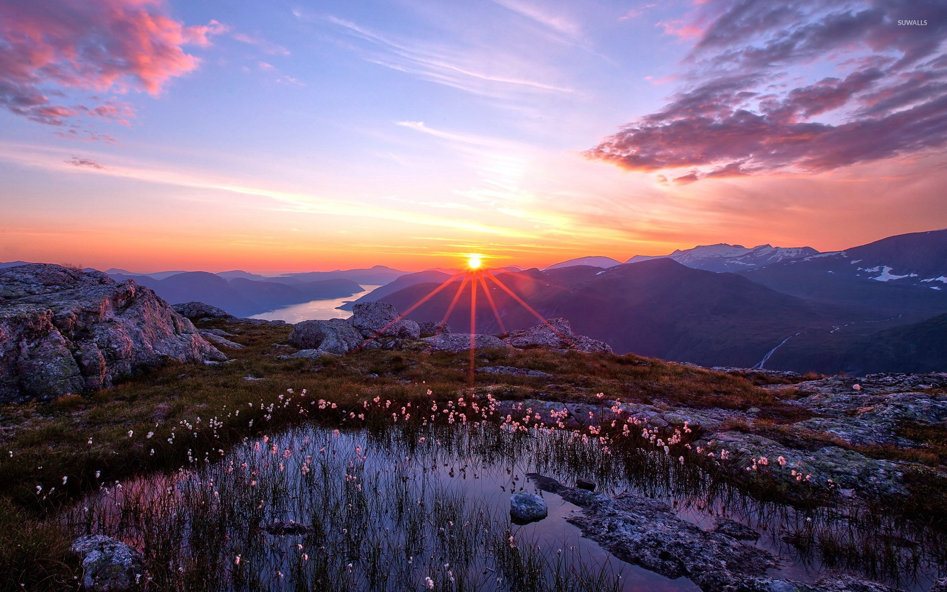 Sunrise over the mountains [3] wallpaper - Nature wallpapers - #17063
