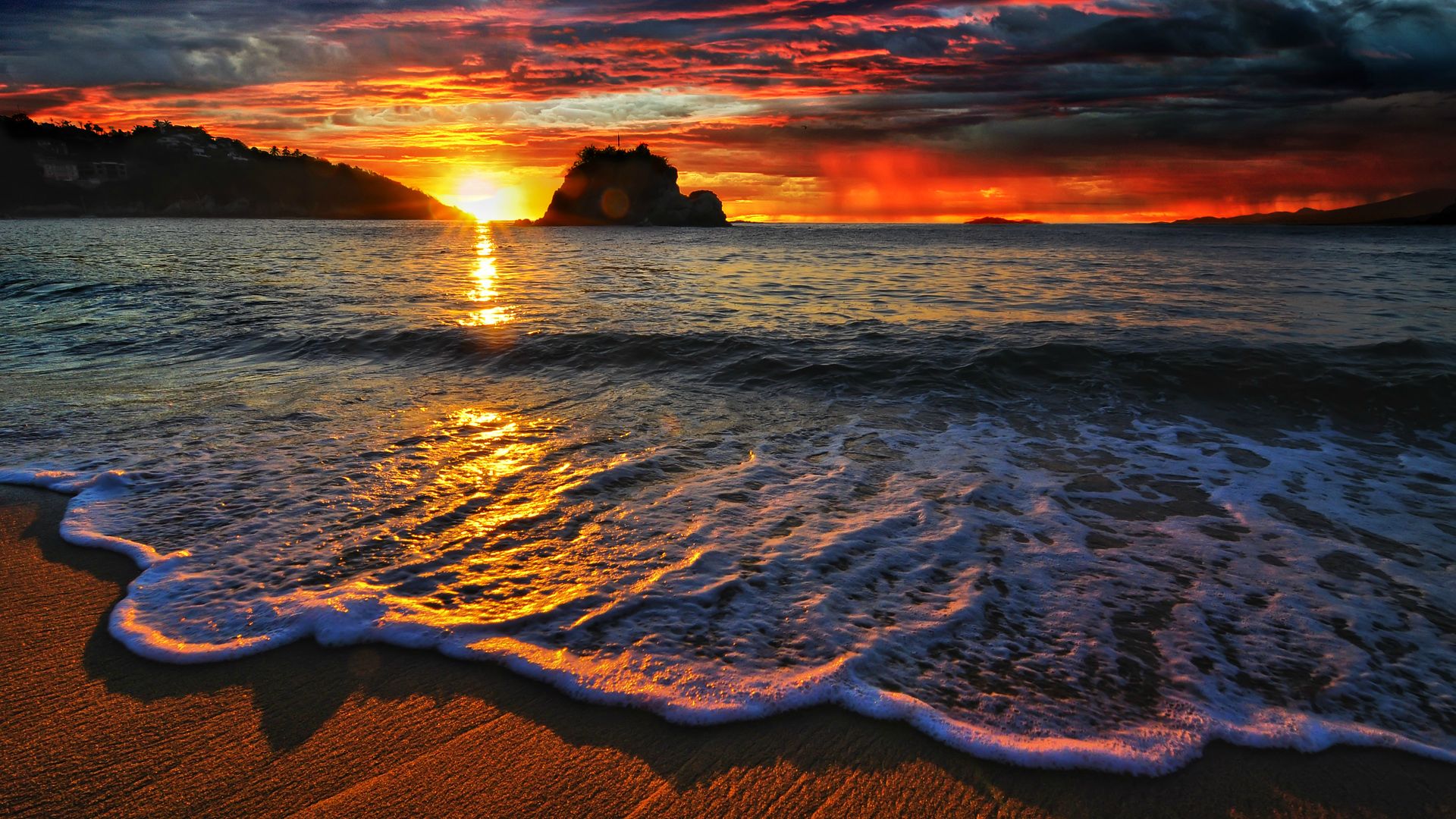Glorious Sunset At Beach - Imgur