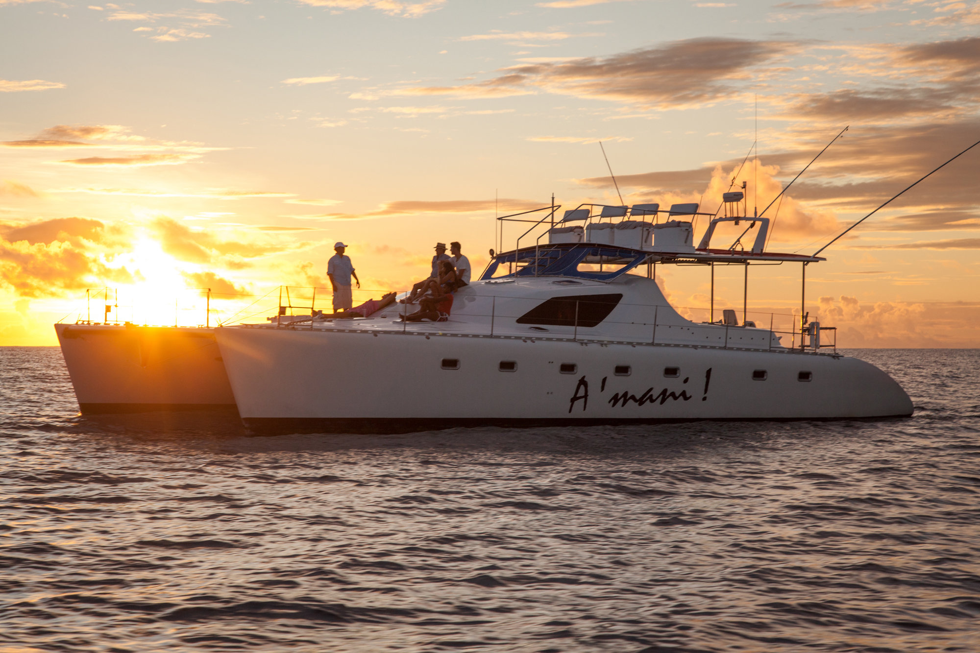 Luxury sunset boat cruises in The Seychelles - Alphonse Island