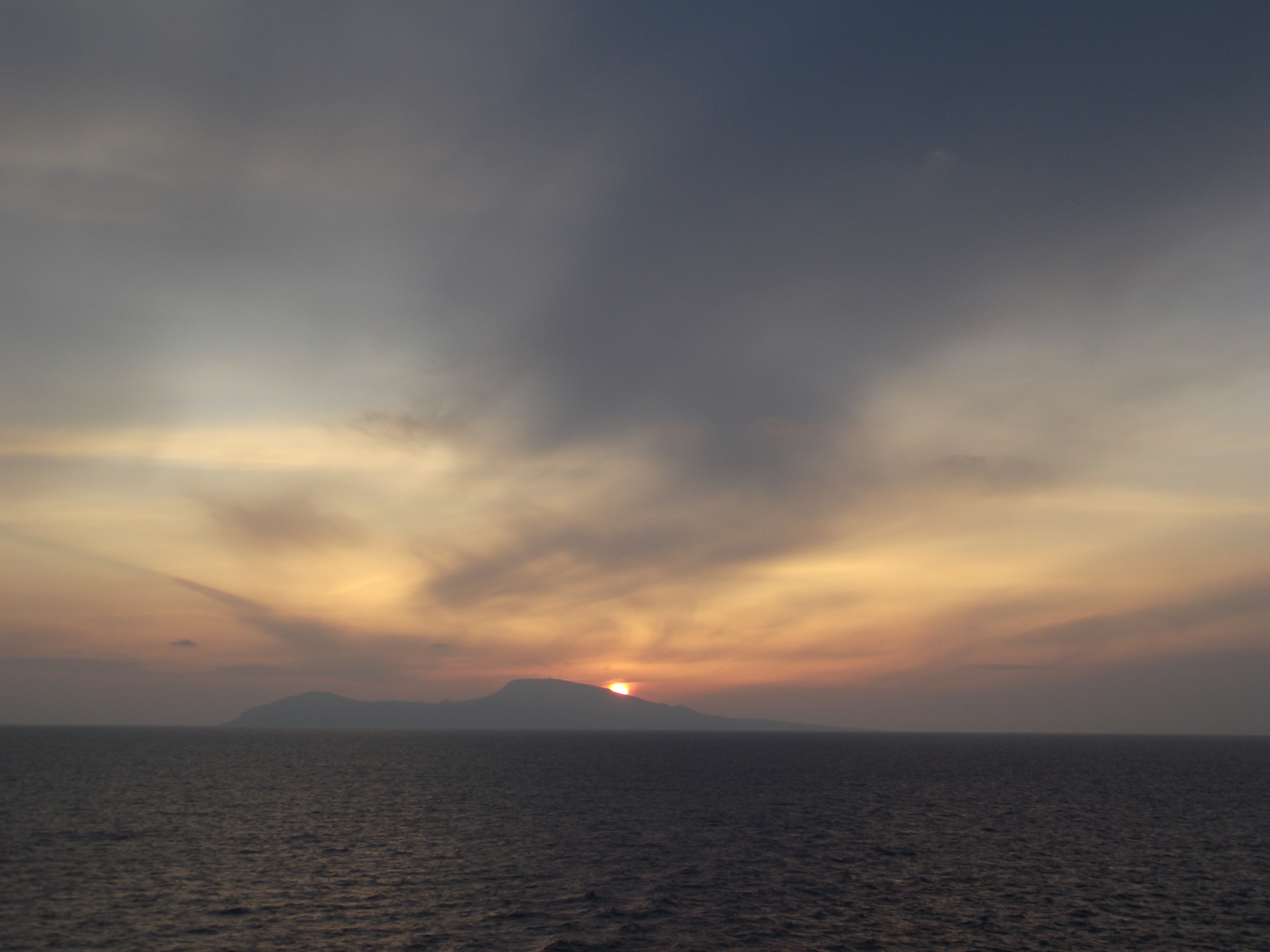 Sunset in gibraltar photo