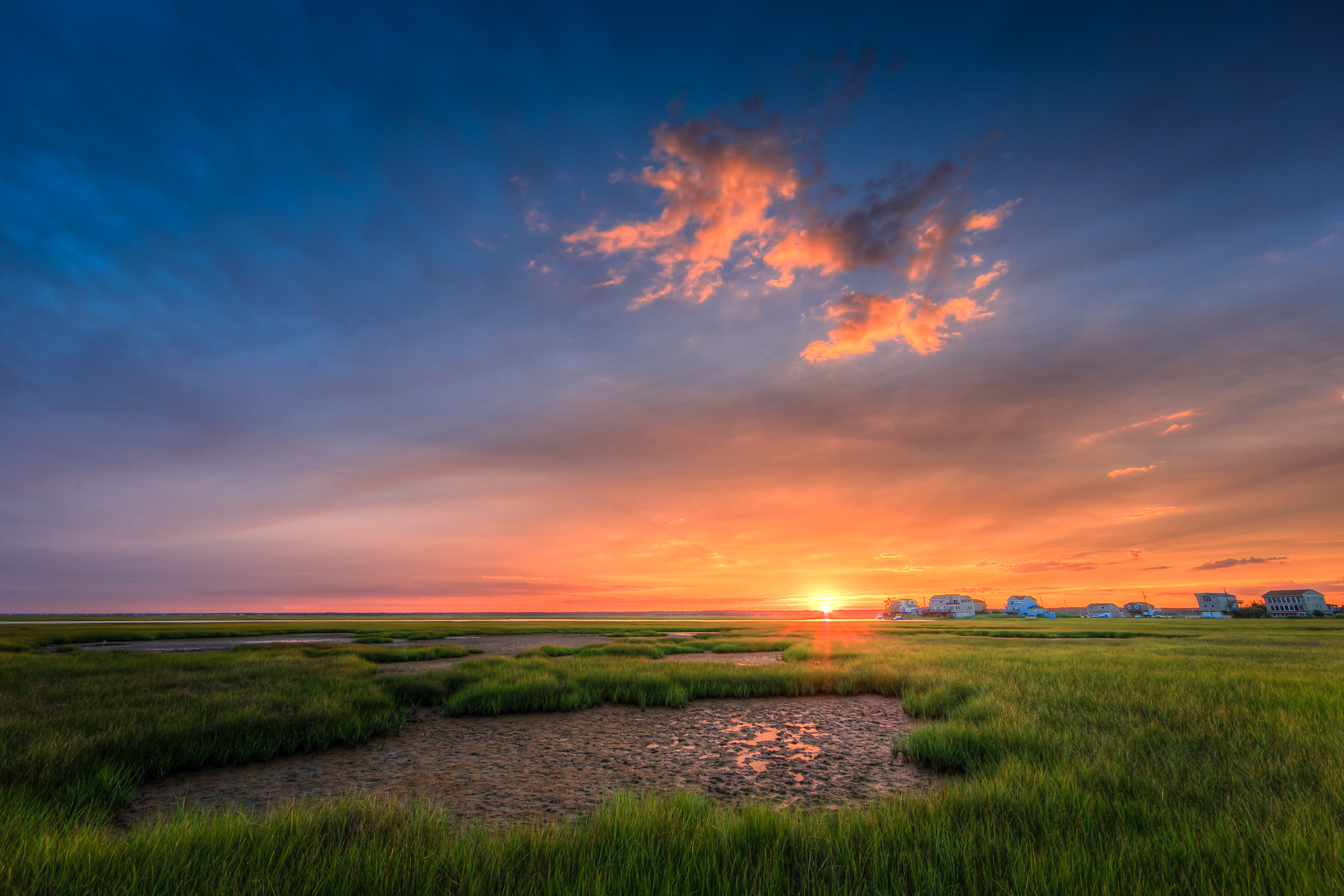 Summer sunset on the salt marsh — Greg Molyneux Photography