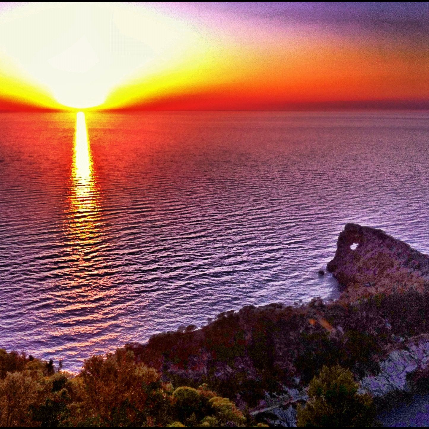 Sunset at Sa Foradada, Mallorca (Spain) | Places / Scenaries ...