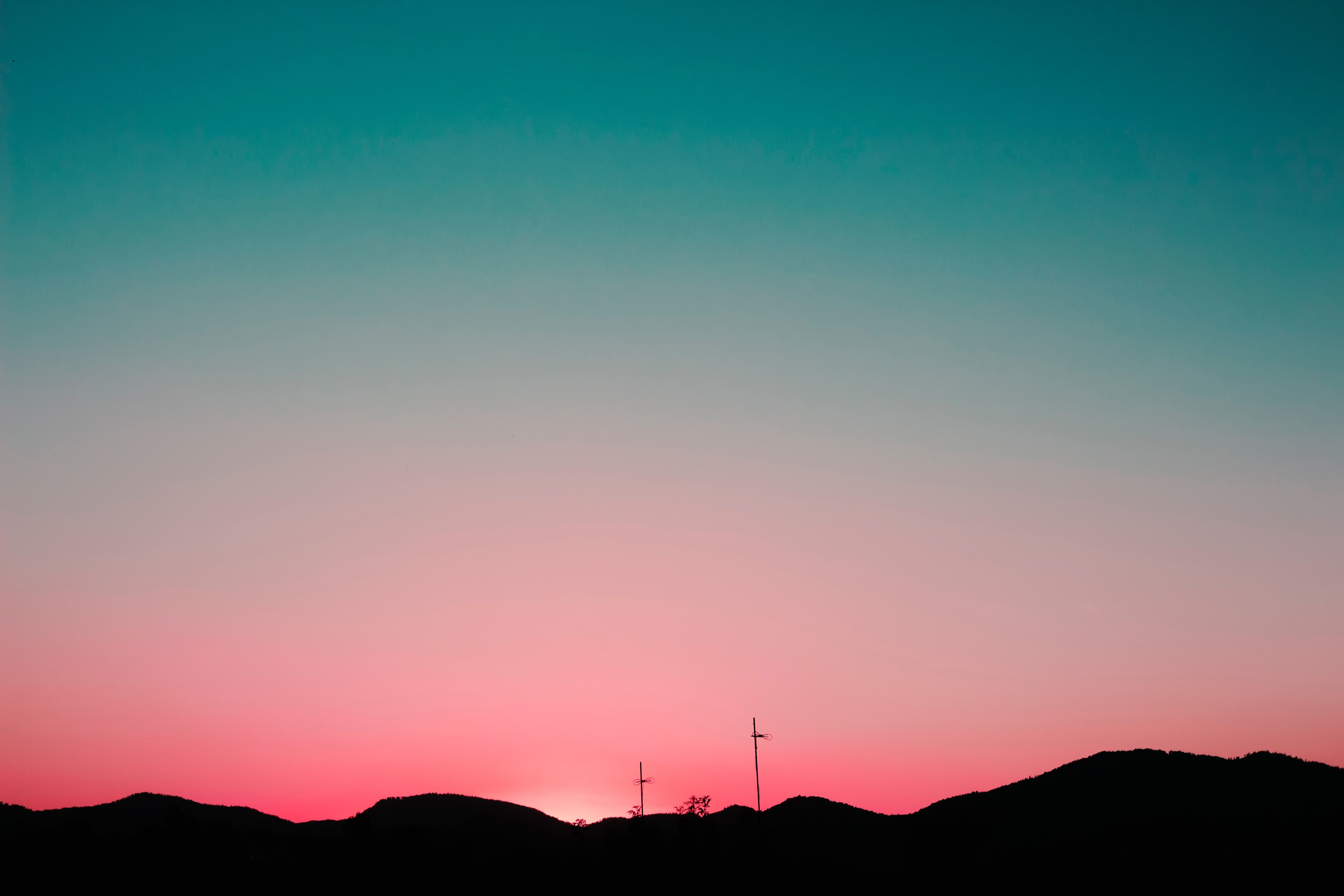 HD Wallpaper] #Wallpaper #Sunset #Sky Red sky at morning, #Laptop ...