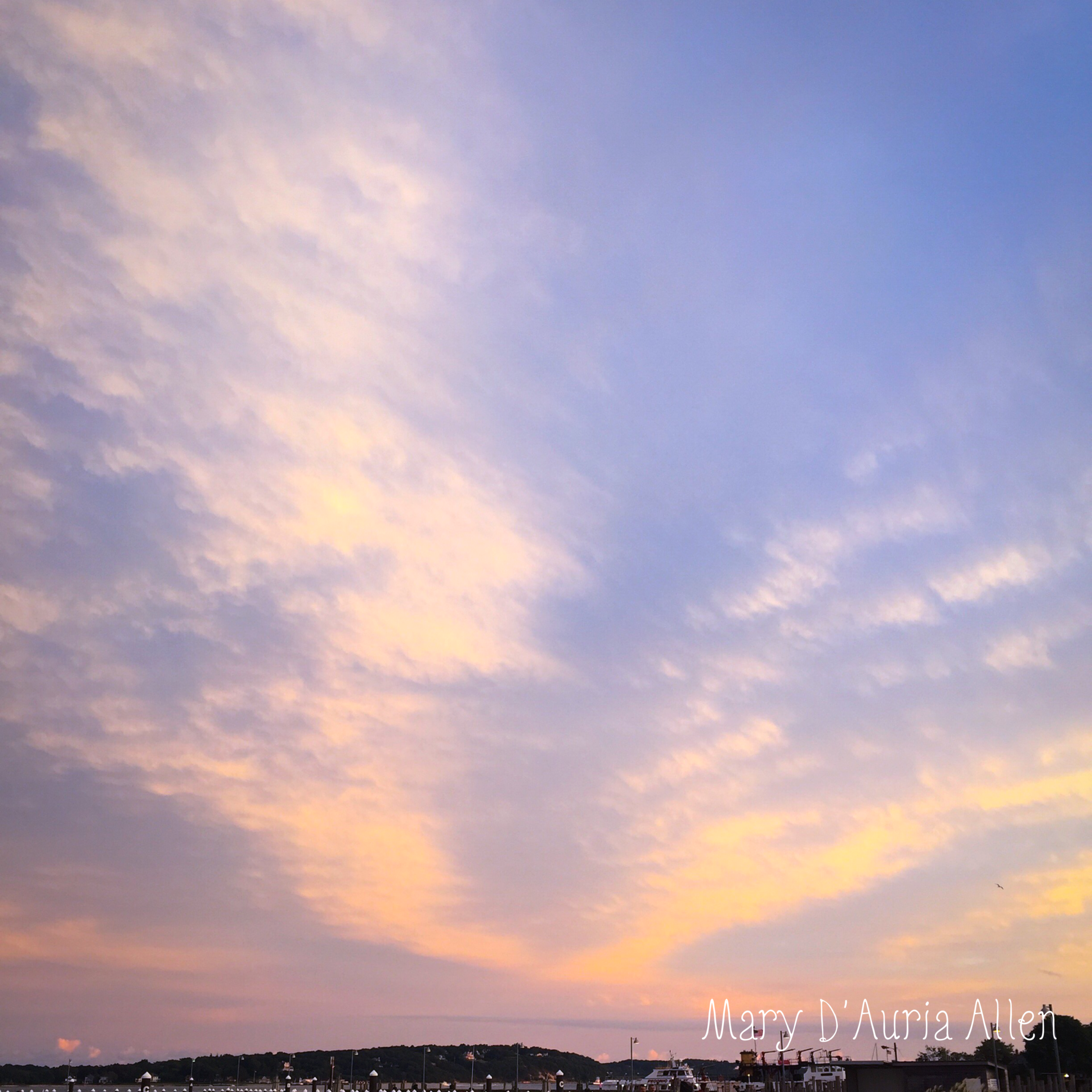 Greenport Sunset Sky – NorthforkMary