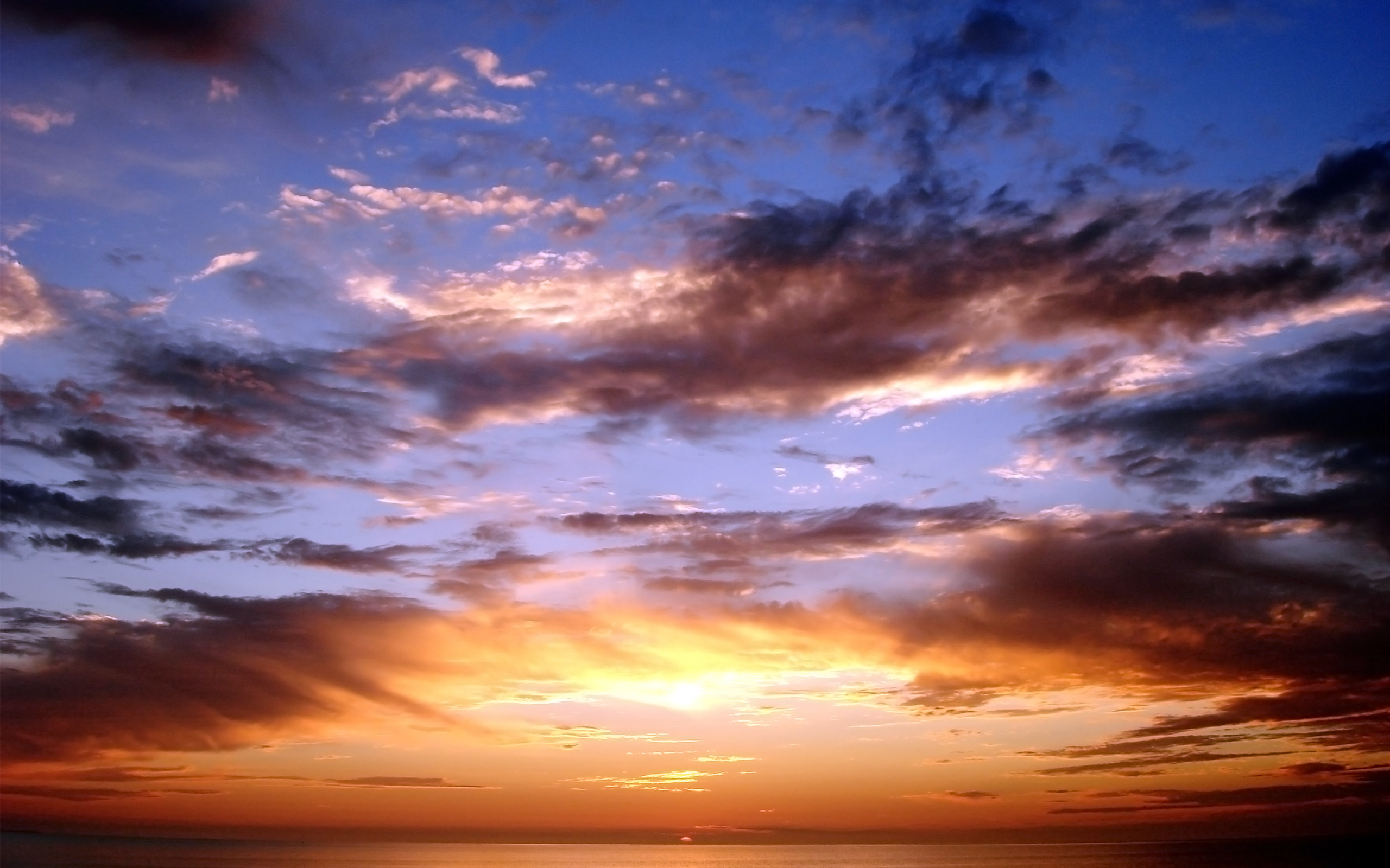 Sunset Sky Wallpaper 08524 - Baltana
