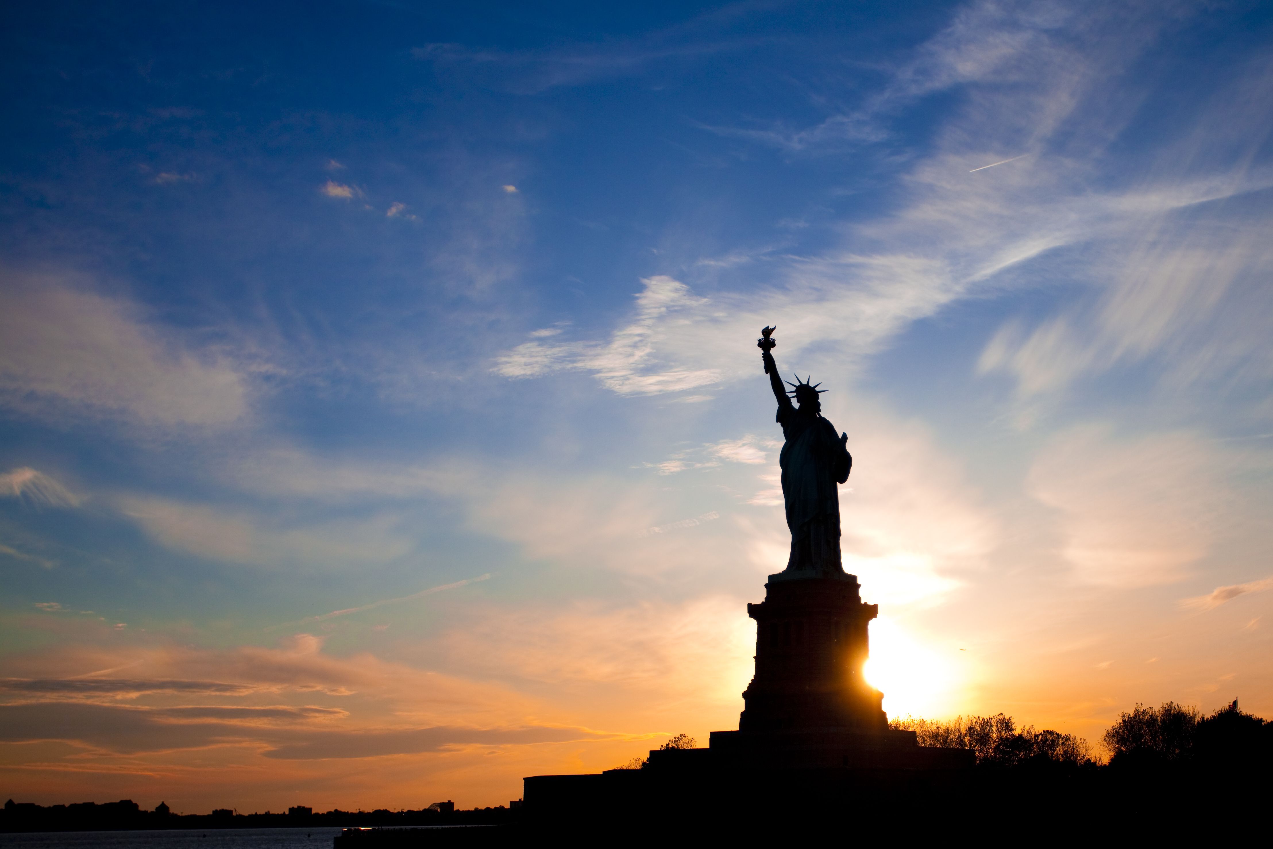 Statue of Liberty at Sunset | Photography | Pinterest | Liberty and ...
