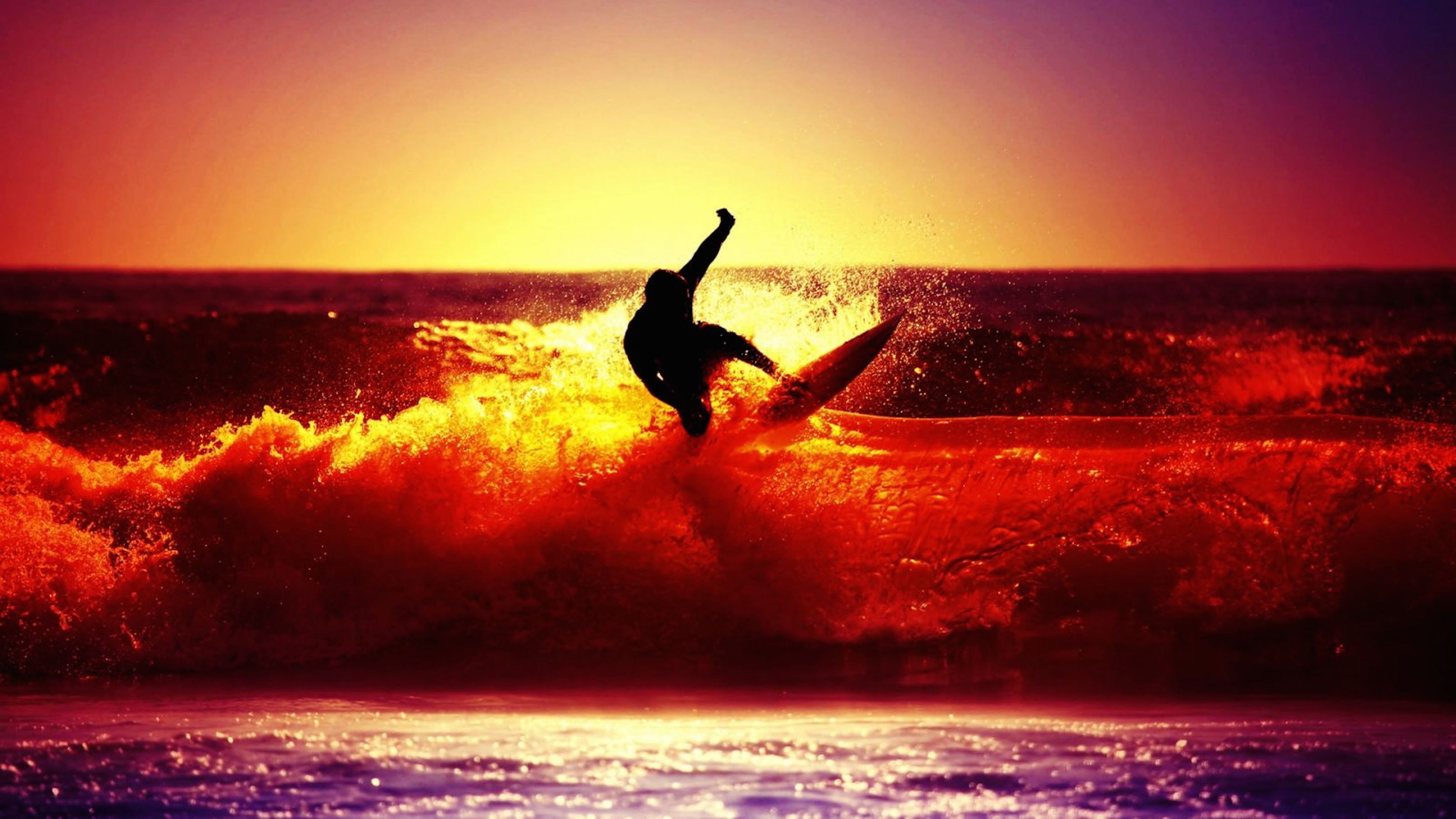 Sunset Surfing-very cool! | Cool Wallpapers | Pinterest | Sunset