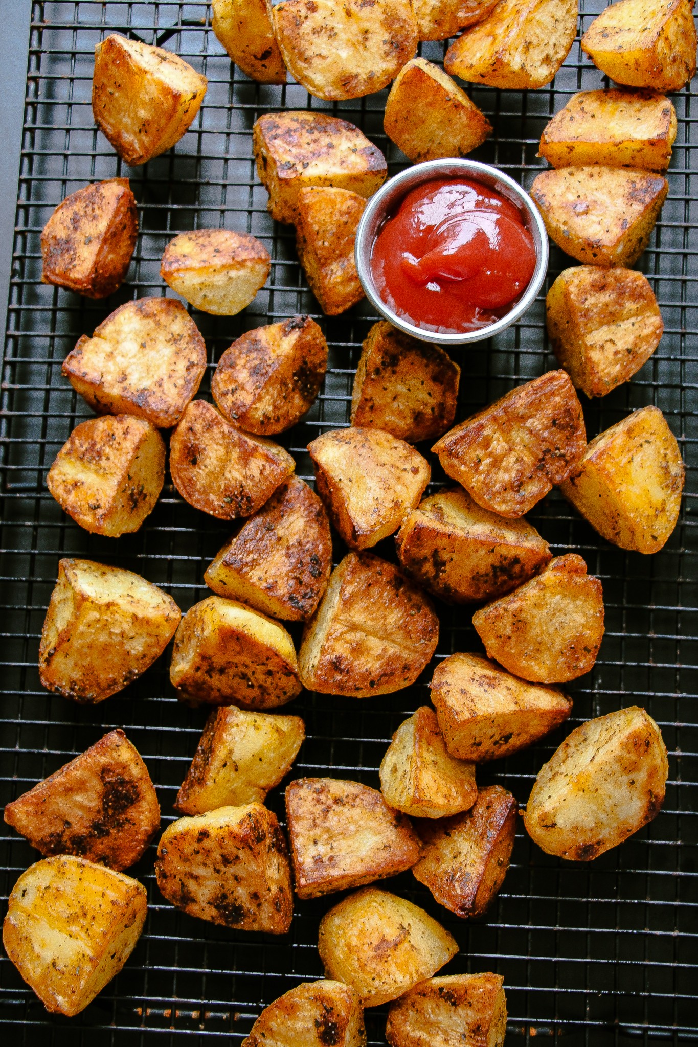 Extra Crispy Oven-Roasted Potatoes - Layers of Happiness