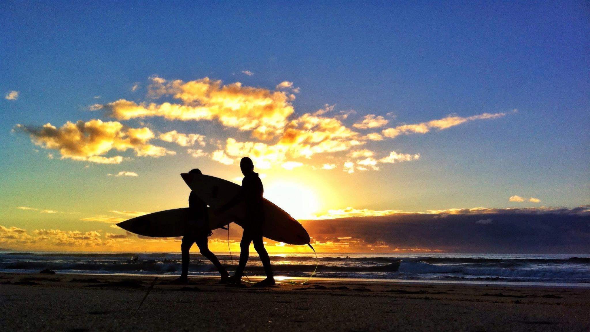 Sunrise surfers, Image Credit Michael Nelson Sutton | Sydney Life